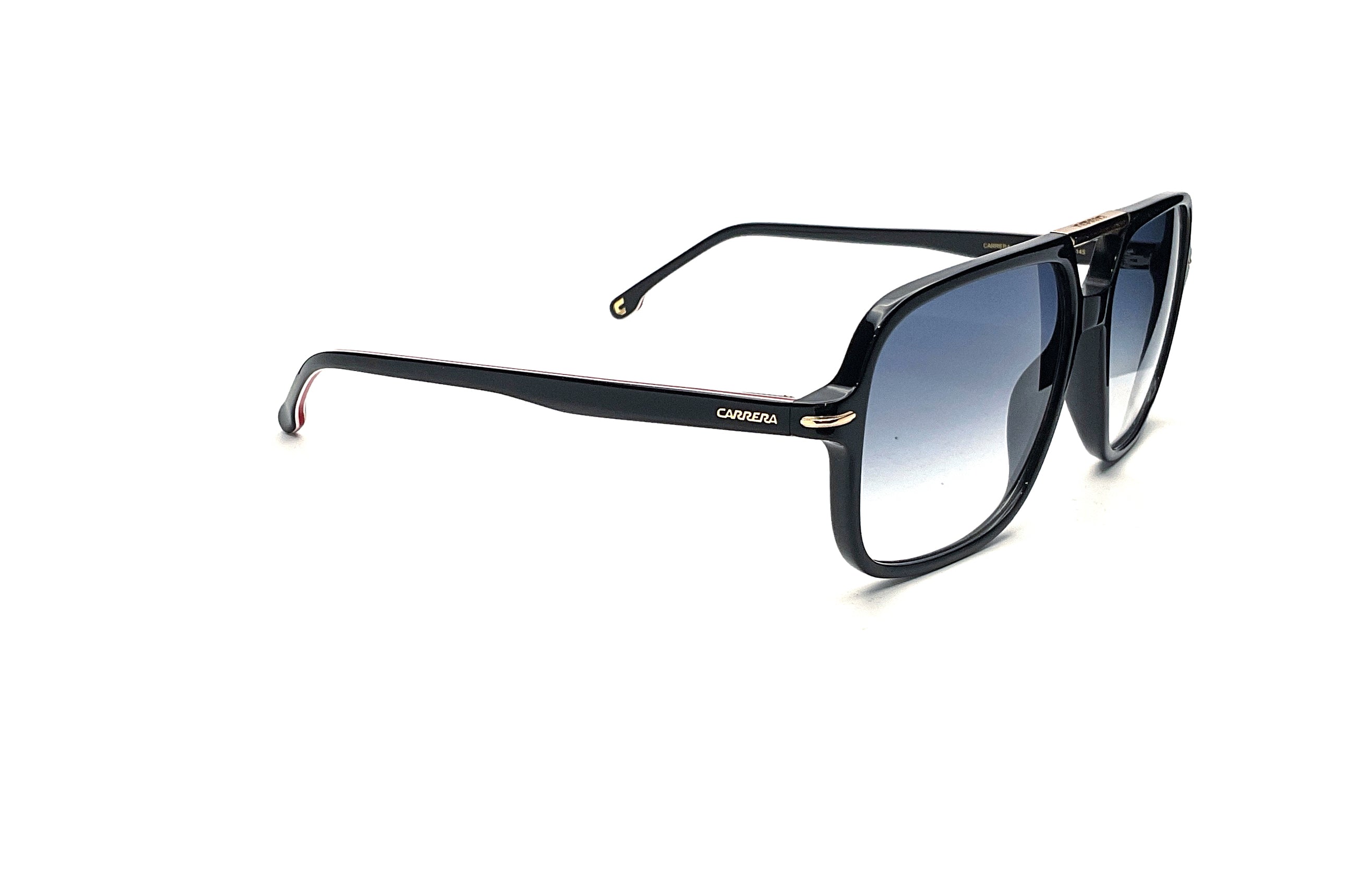 Carrera 350 Black Gold Men's Sunglasses - Polarized UV Protection for Driving, Running & Outdoor Activities