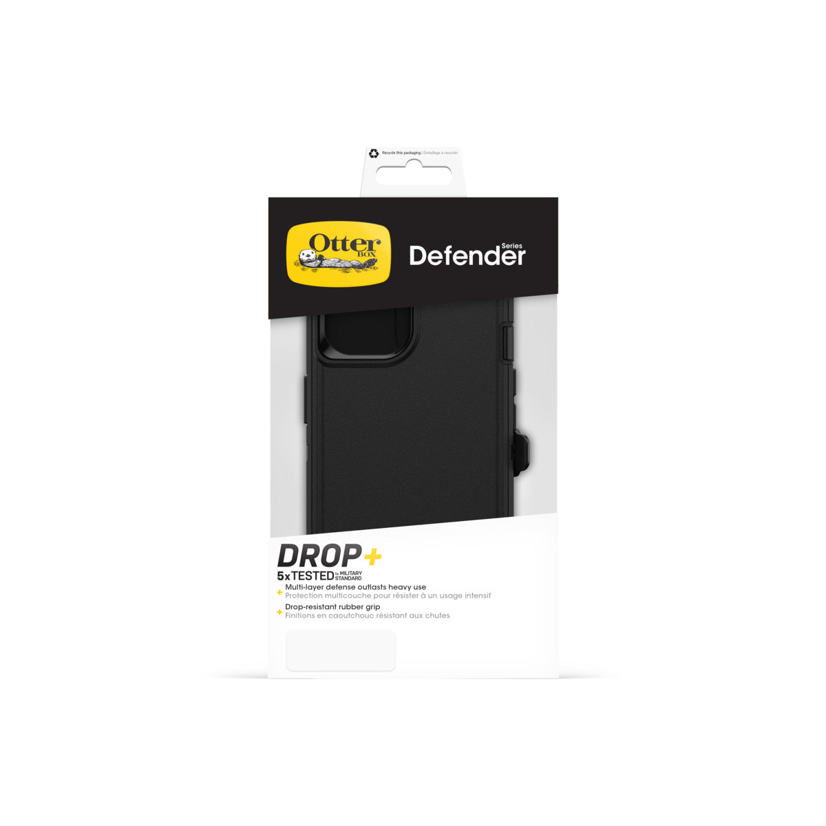 Otterbox Defender Series Rugged Protective Case for iPhone 15 - Shockproof, Drop-Resistant Cover with Built-in Screen Protector | Perfect for Outdoor Adventures, Construction Work & Active Lifestyles