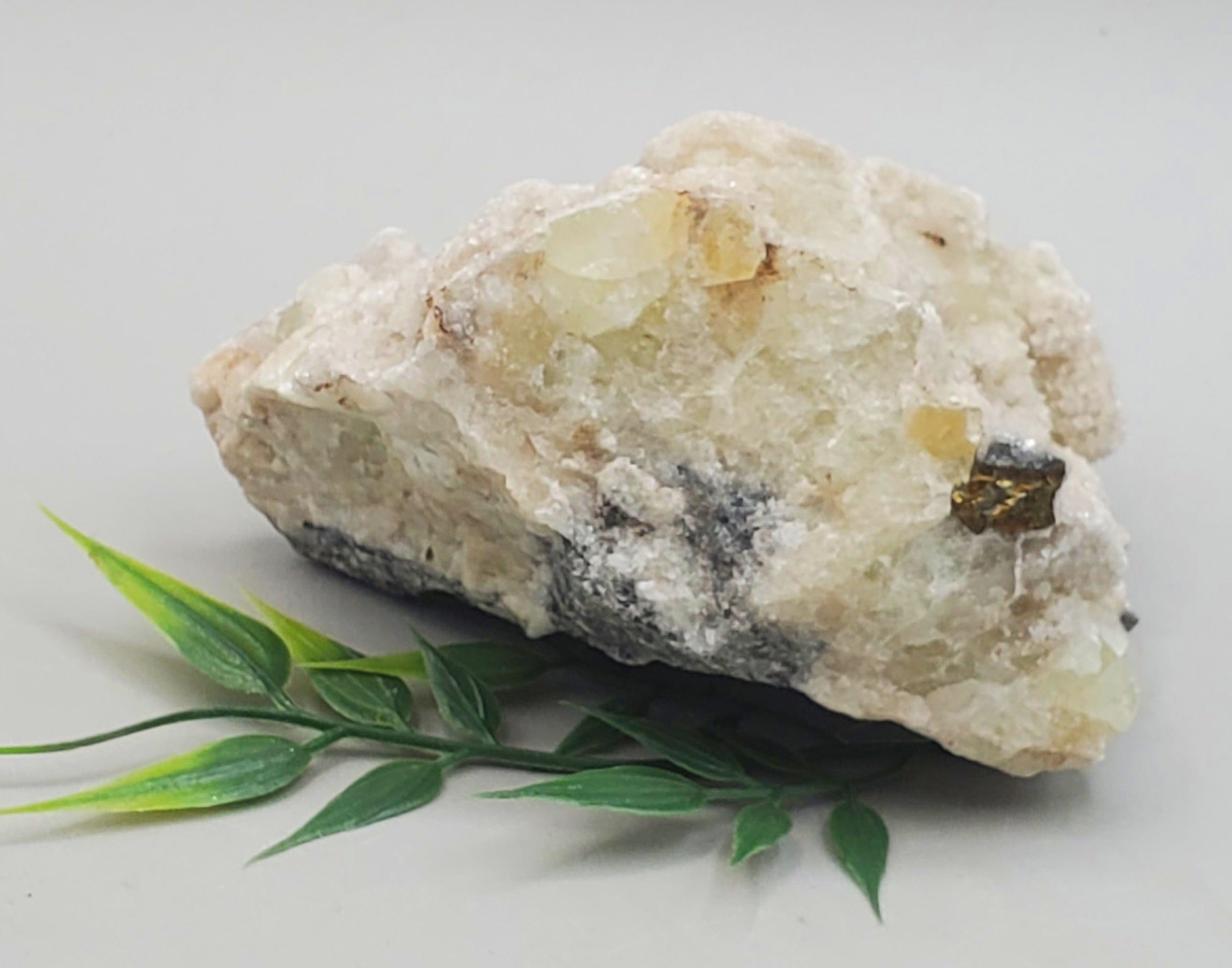 Natural Datolite Crystal Specimen - Rare Mineral Collection for Healing, Meditation & Home Decor