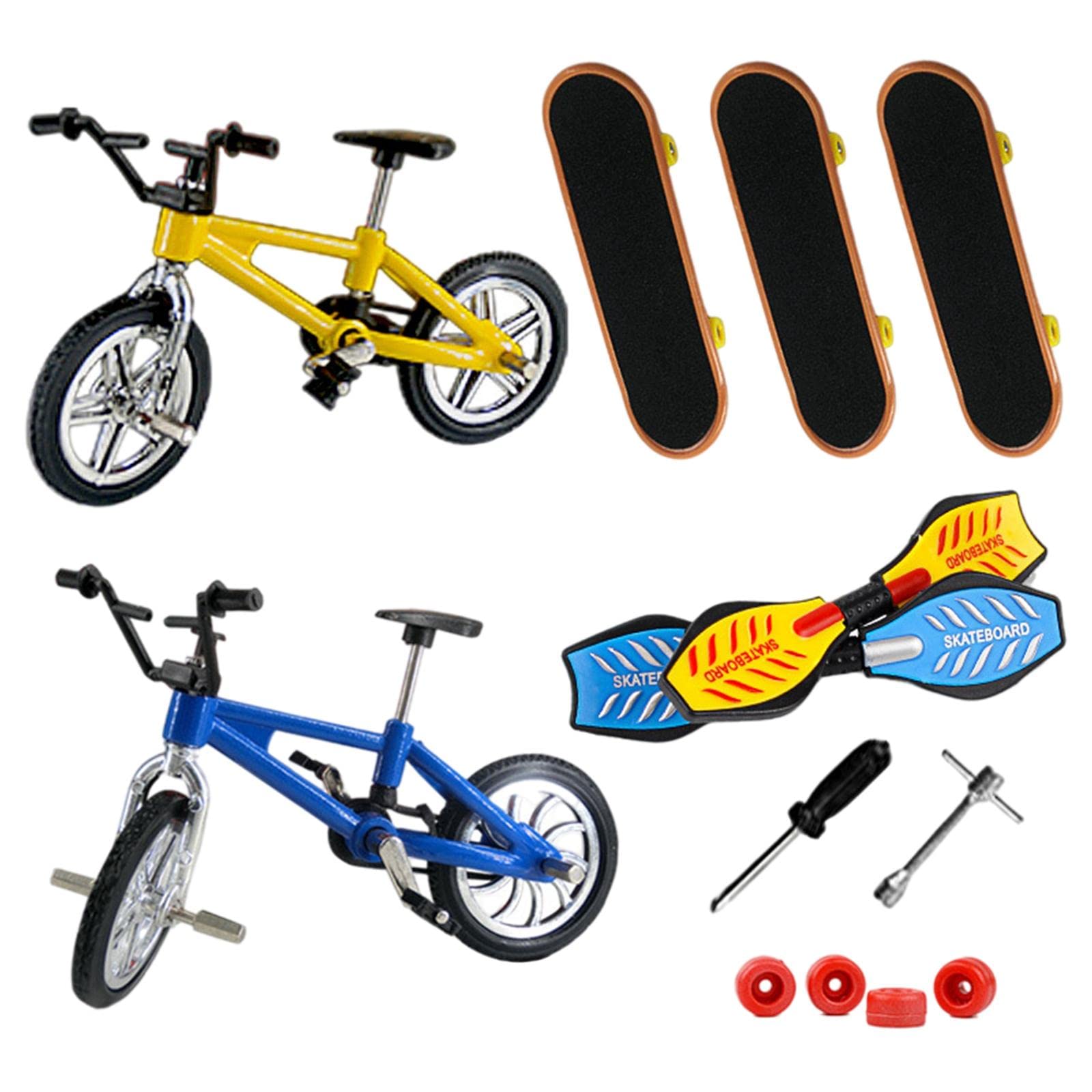 Harilla Creative Finger Scooter Toys Set - Mini Finger Skateboard for Kids & Adults - Perfect for Office Desk, Stress Relief & Fun Breaks