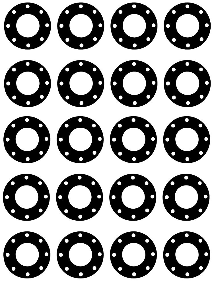 EPDM 60 Durometer Full Face Gasket 5