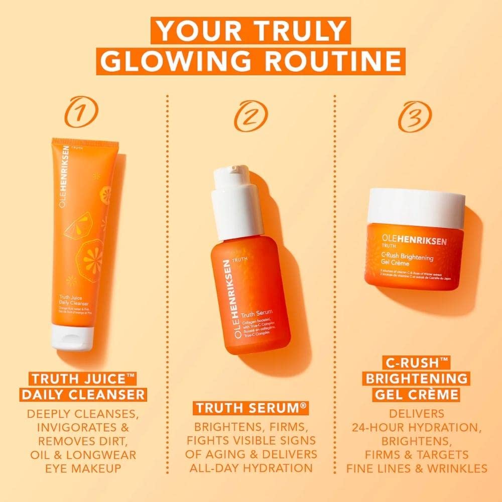 OLEHENRIKSEN Ole Henriksen Truth Serum Collagen Booster - 0.5 oz Unboxed | Vitamin C Brightening Facial Serum for Glowing Skin | Perfect for Daily Skincare Routine & Anti-Aging Treatment