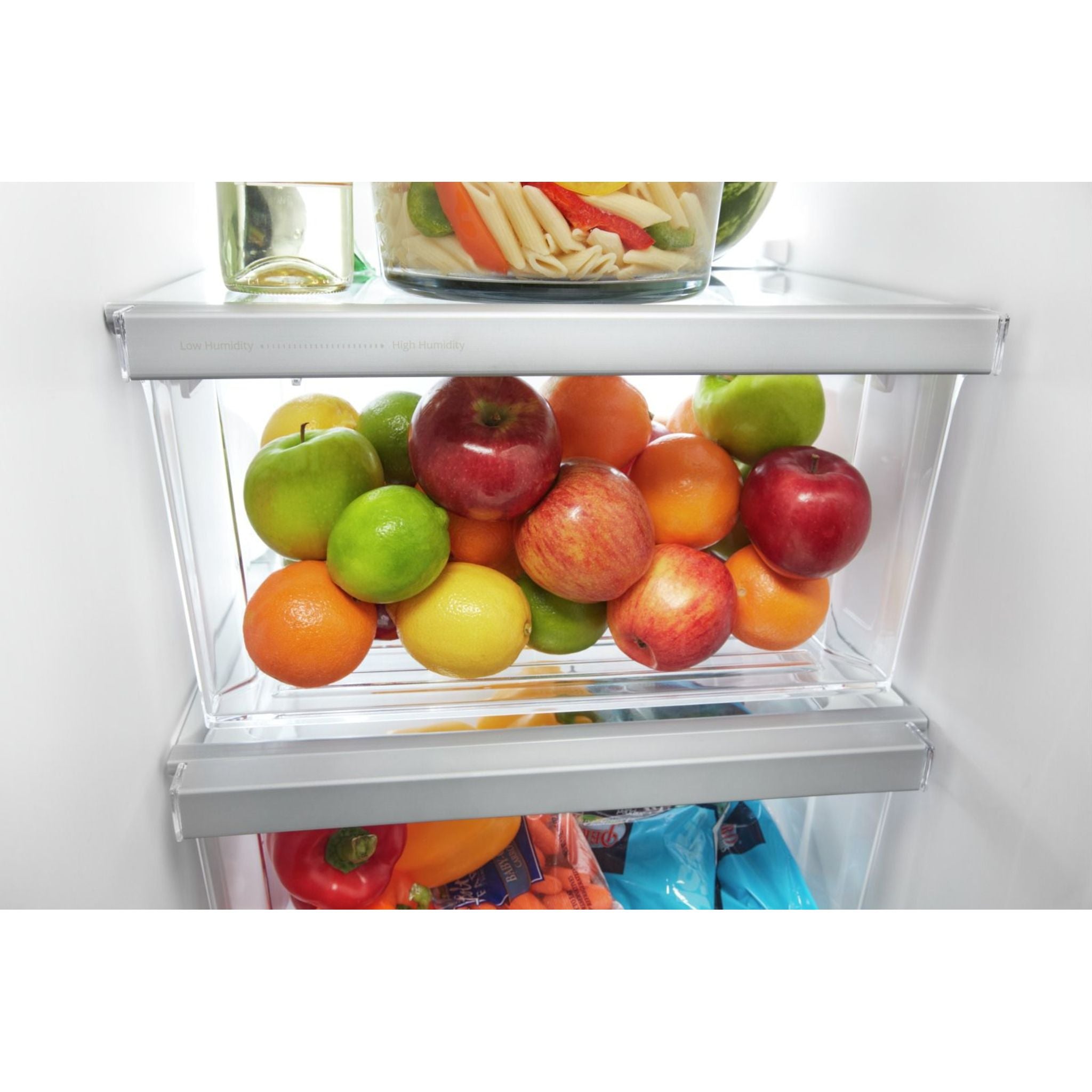 Whirlpool WRS335SDHM 25.5 Cu. Ft. Side by Side Refrigerator - Monochromatic Stainless Steel, Energy Star Certified, Perfect for Modern Kitchens & Open Floor Plans