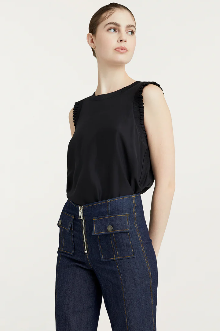 Cinq à Sept Lenore Top - Women's Elegant Blouse for Work & Evening Wear | Perfect for Office, Date Night & Special Occasions