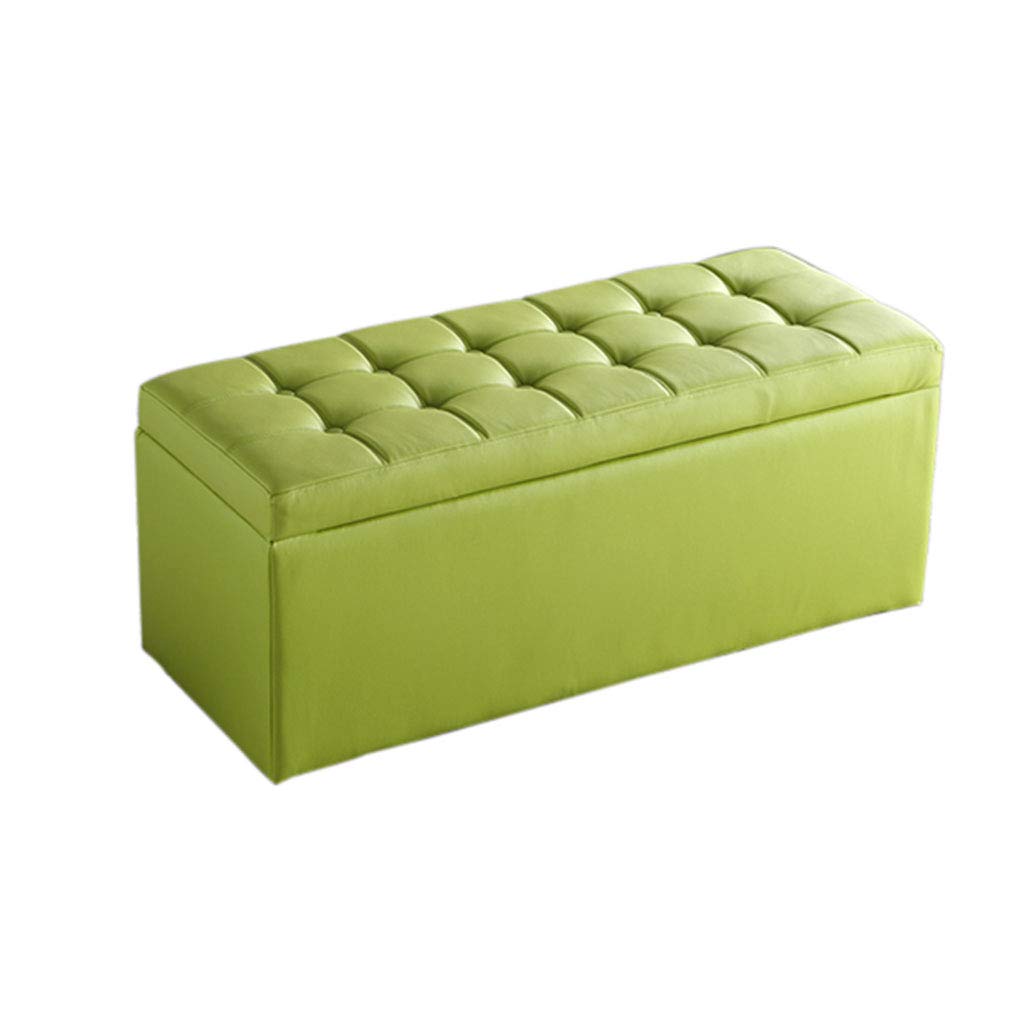 Multifunctional PU Leather Storage Stool with Solid Wood Frame & Metal Hardware - Shoe Bench for Entryway, Living Room Sofa Seat, Bedroom Organizer | Durable & Stylish Home Decor