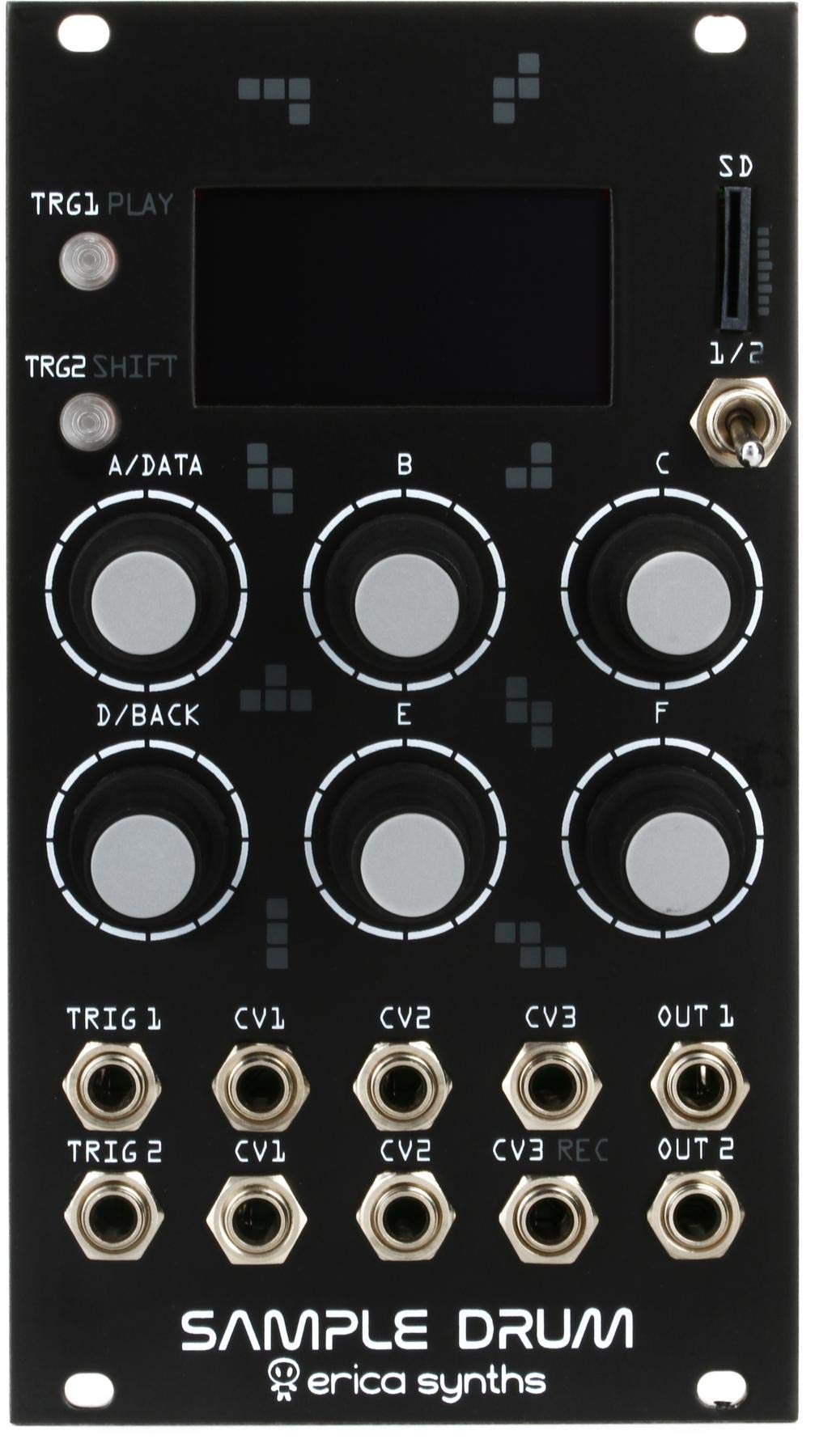Sample Drum Eurorack Module - Virtual VCAs & Envelopes for Electronic Music Production | Perfect for Studio Recording, Live Performance & Modular Synthesis