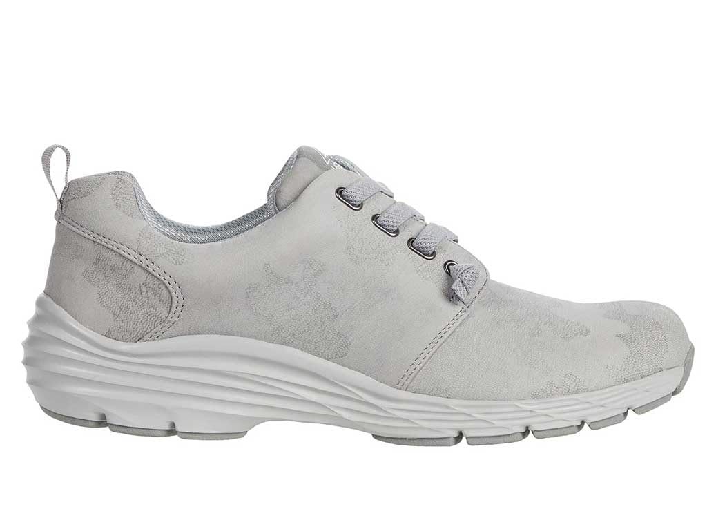 Nurse Mates Align Women's Velocity Grey Camouflage Wide Width Slip Resistant Work Shoes Size 9.5 - Comfortable Nursing Shoes for Long Shifts & Hospital Duty
