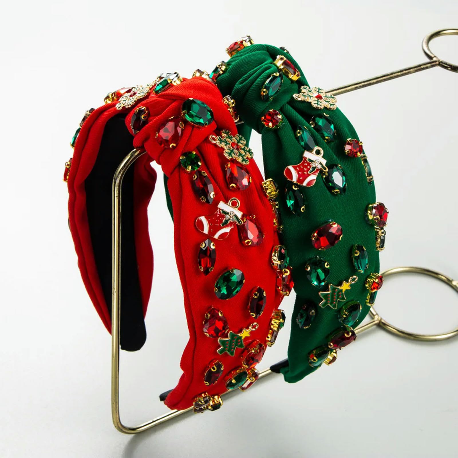 Christmas Headbands for Women & Girls - Cute Cartoon Hair Bands, Hair Bows & Hair Accessories for Holiday Parties & Festive Outfits