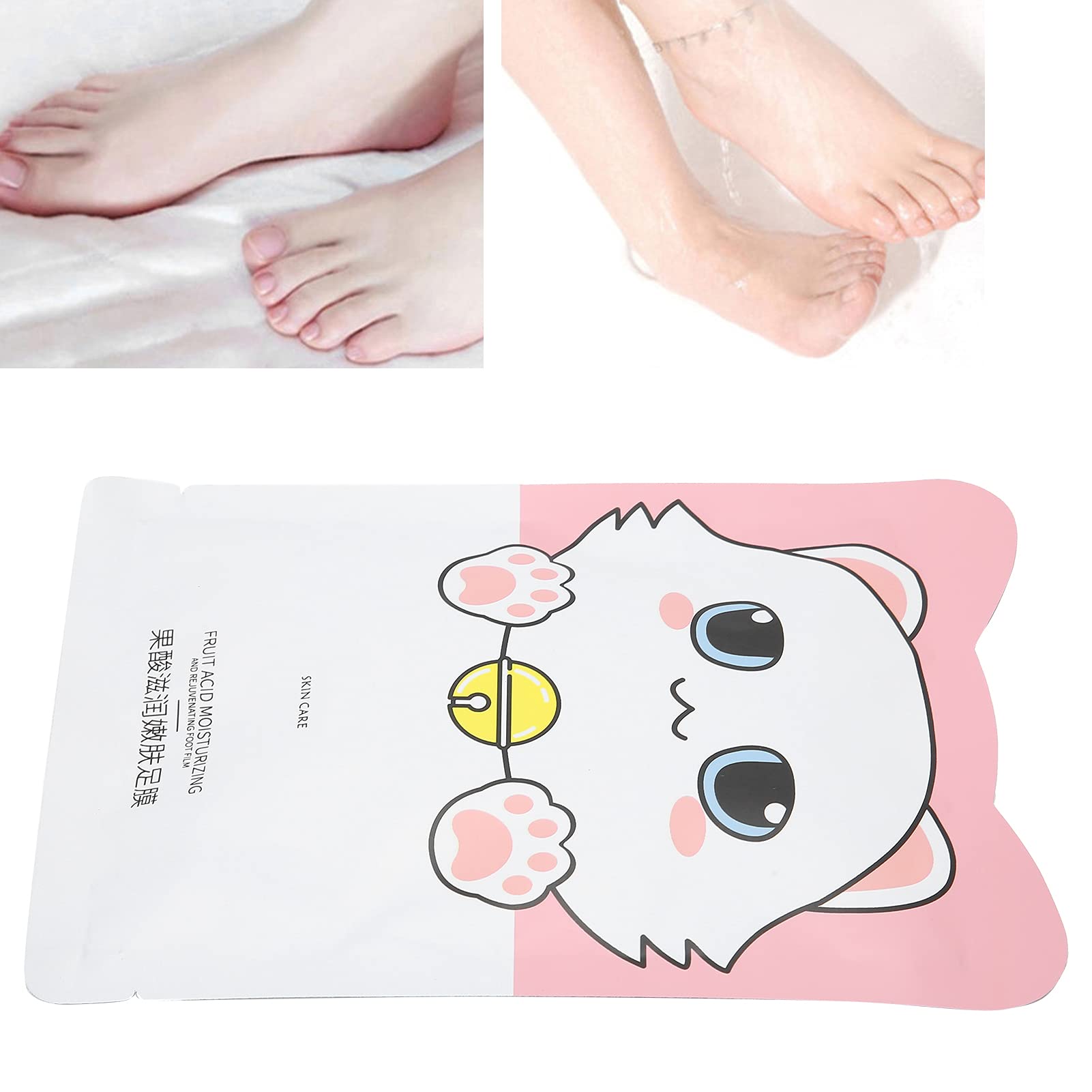 Exfoliating Foot Peel Mask with Plant Extracts - Moisturizing & Brightening Treatment for Dry Skin, Dead Skin Removal, Nourishing Foot Care (40g) | Perfect for Pedicures, At-Home Spa & Cracked Heel Repair