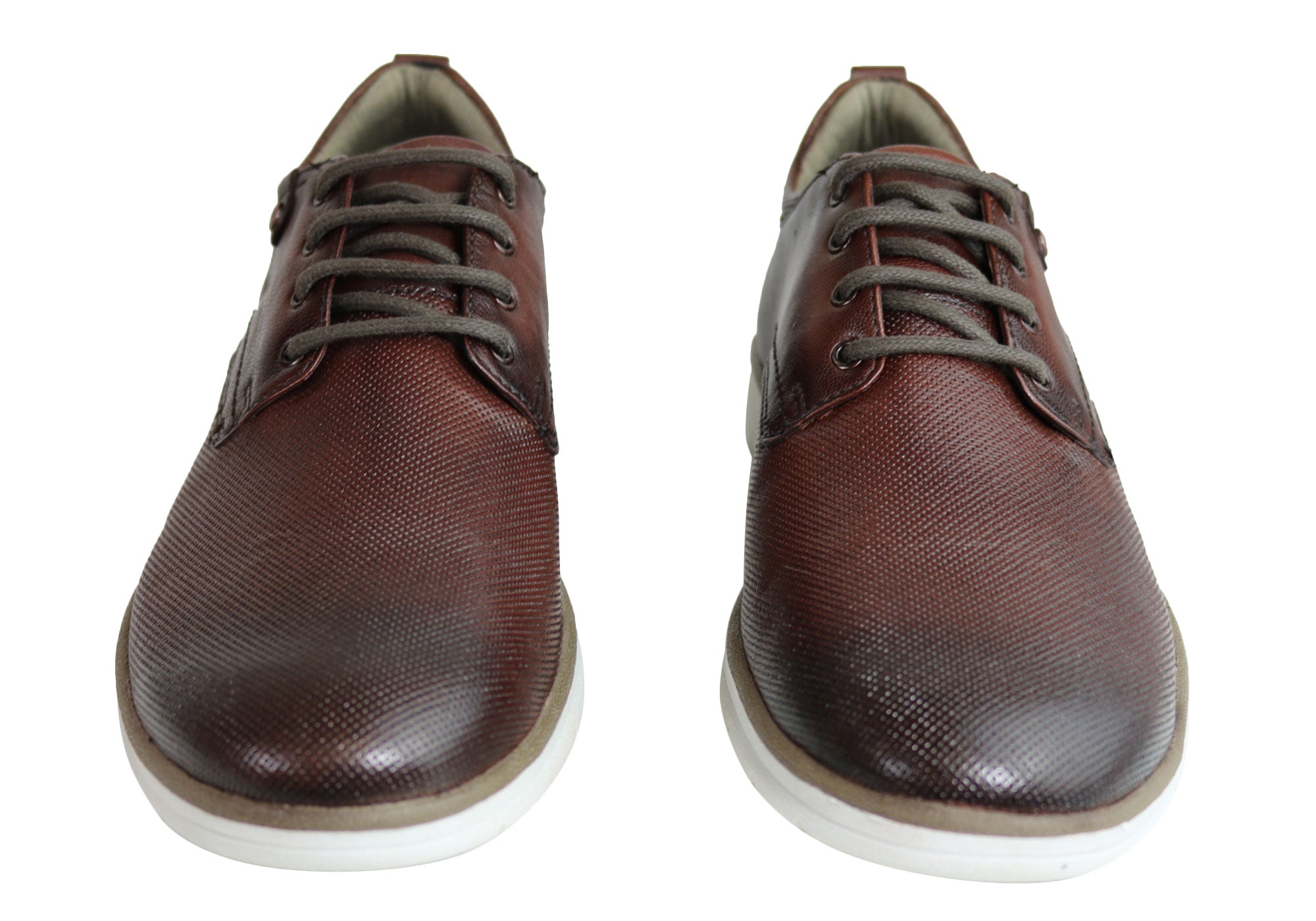 Ferricelli Stevie Men's Genuine Leather Dress Casual Shoes - Handcrafted in Brazil - Perfect for Office, Weddings & Formal Events