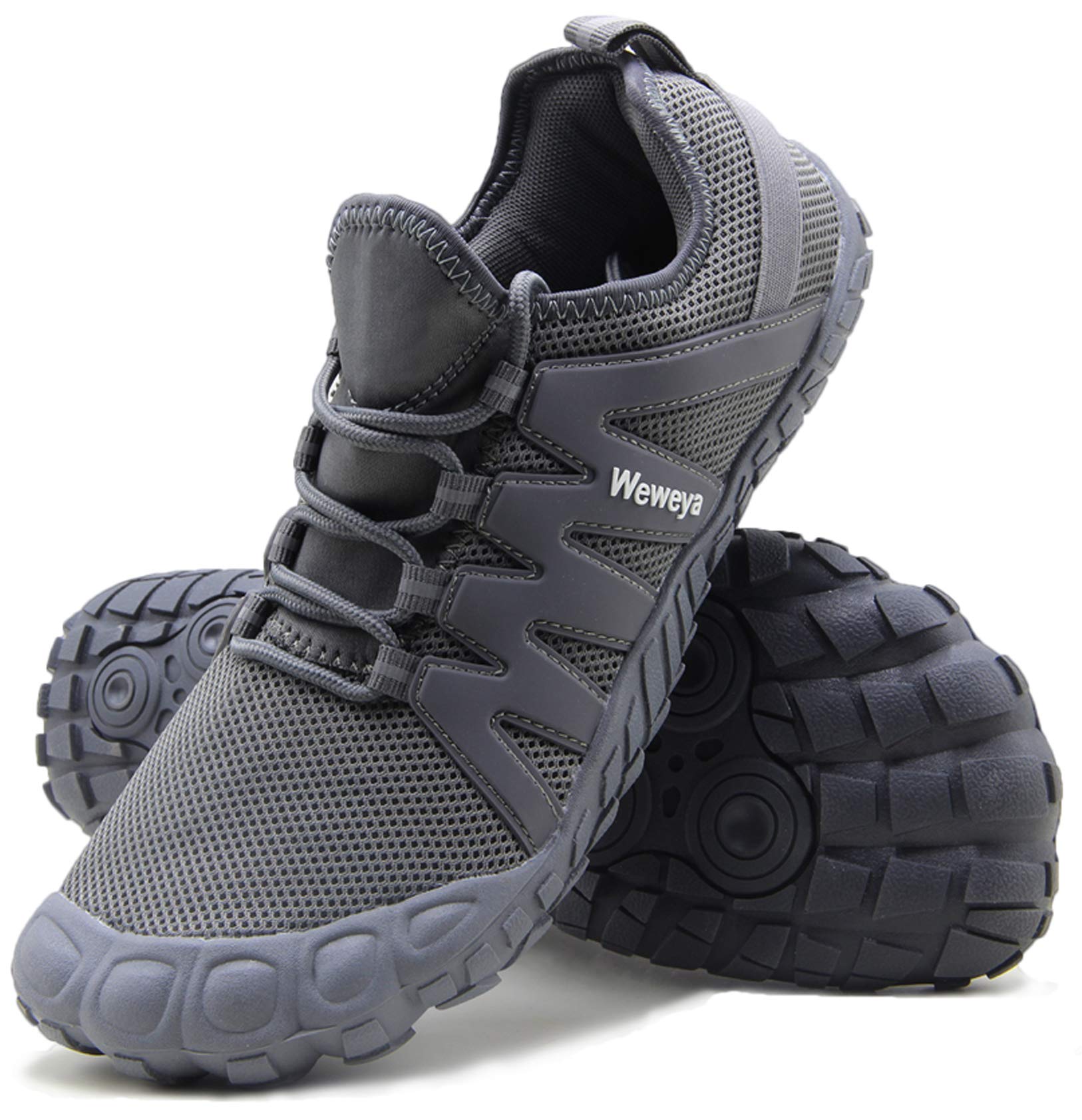 Weweya Barefoot Shoes for Men - Minimalist Running & Cross Training Shoes | Lightweight, Flexible & Comfortable for Gym, Trail & Everyday Wear