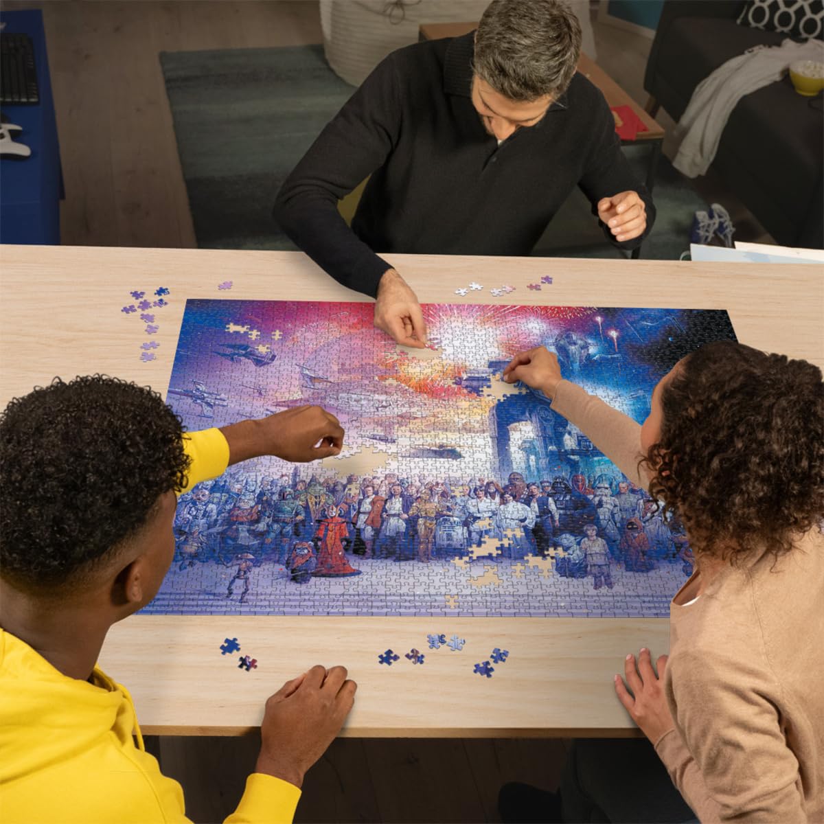 Ravensburger Star Wars 2000-Piece Premium Jigsaw Puzzle for Adults (Ages 14+) - High-Quality European-Made Space Adventure Puzzle - Perfect for Family Game Nights & Home Decor (Model 16701)