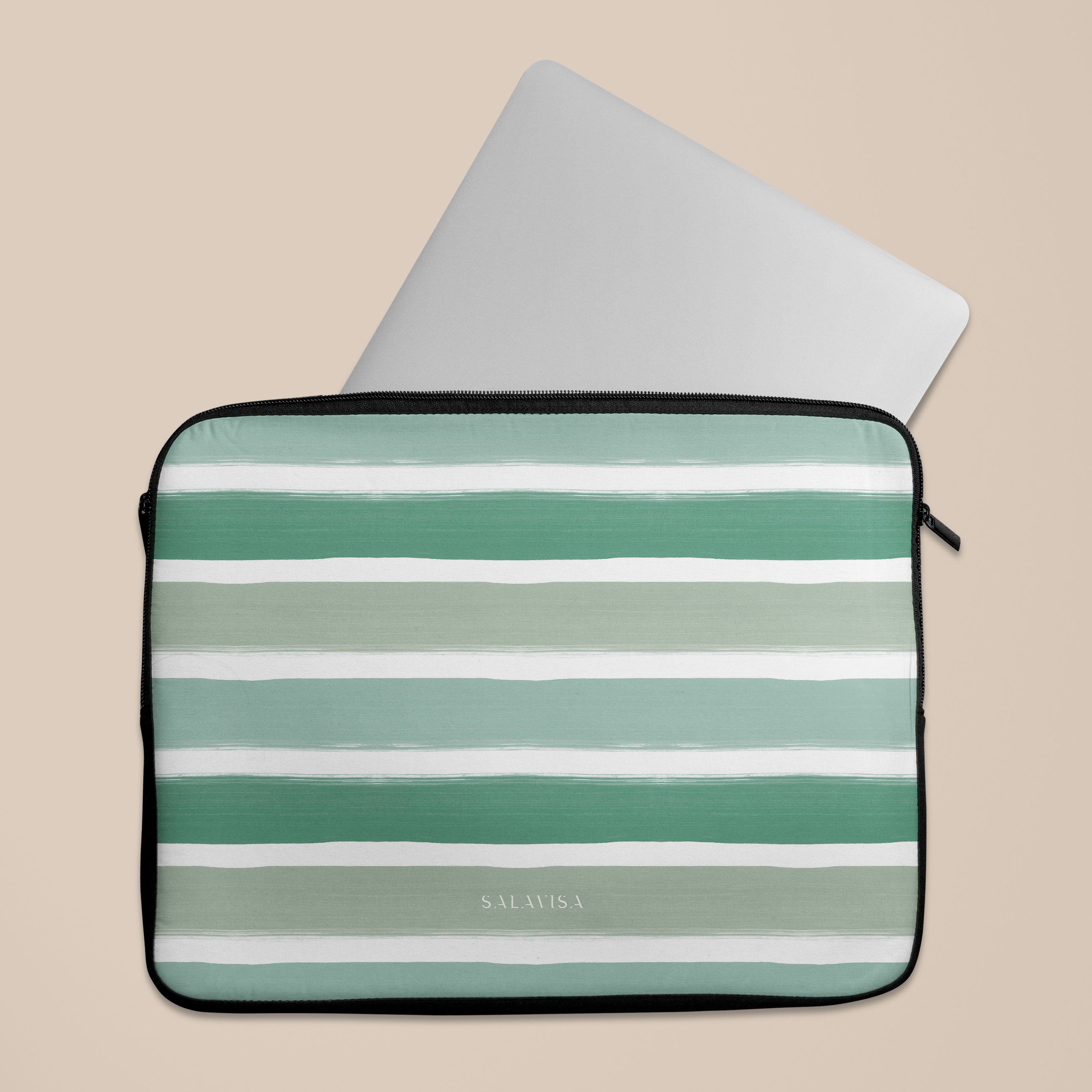Premium Mint Green Laptop Sleeve with Neoprene Protection - Lightweight & Water-Resistant Case for MacBook, Dell, HP - Perfect for Office, Travel & School Use