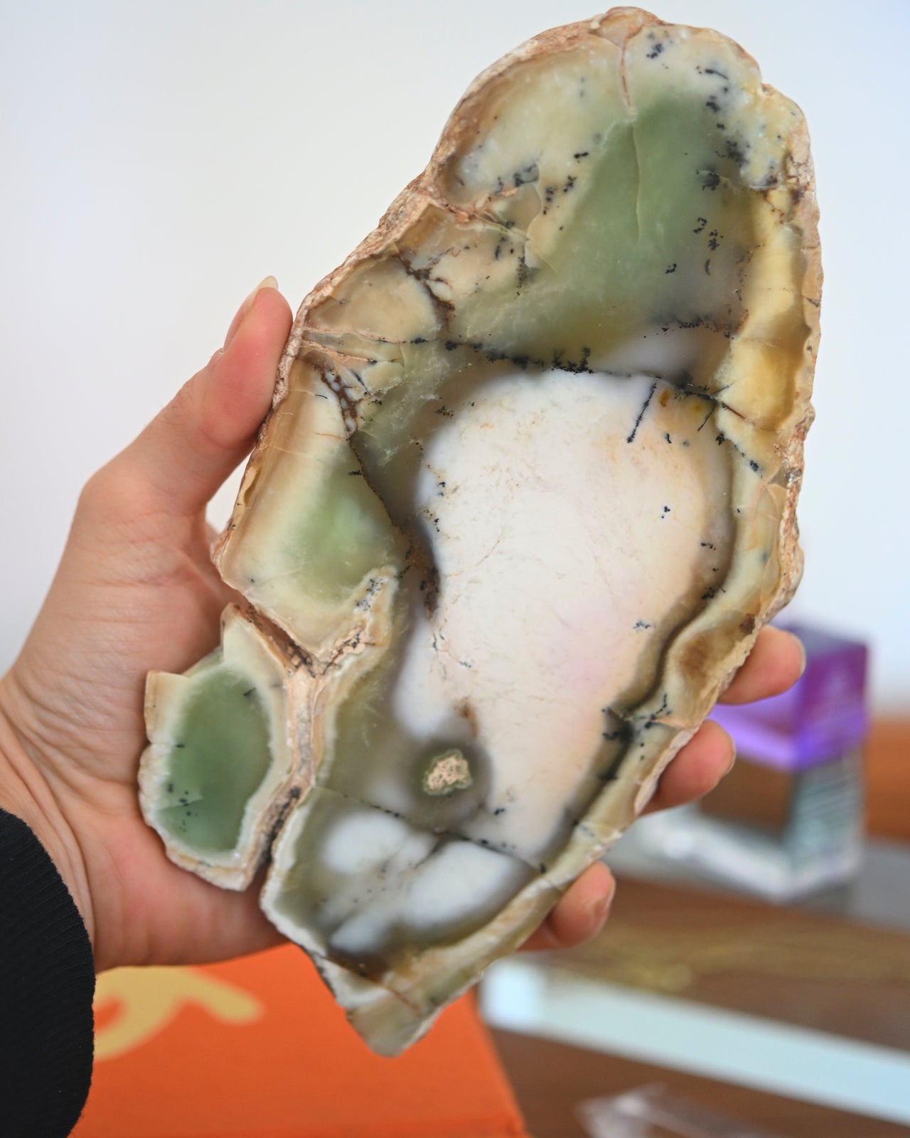 Premium Newman Opal Slab - Natural Gemstone for Jewelry Making, Collecting & Home Decor | Perfect for Rings, Pendants & Display Pieces