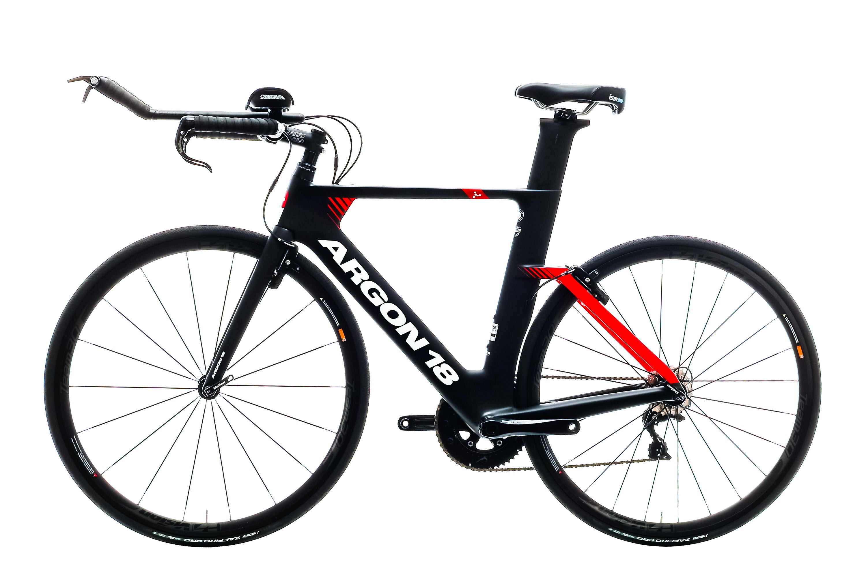 Argon 18 E-117 Triathlon Time Trial Bike 2019 - Medium Carbon Frame Aero Road Bike for Competitive Racing & Triathlons