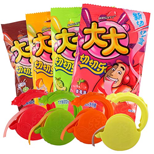 Infinitely Great Home Decor Centro 4 Bags X 30g Chinese Bubble Gum Snacks - Perfect for Parties, Gifts & Asian Candy Lovers