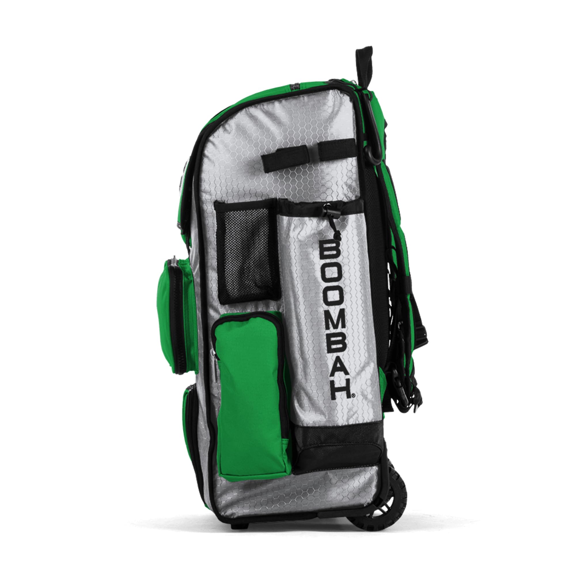Boombah Superpack Hybrid Rolling Bat Bag - Wheeled & Backpack Style for Baseball & Softball Players | Perfect for Games, Practices & Travel