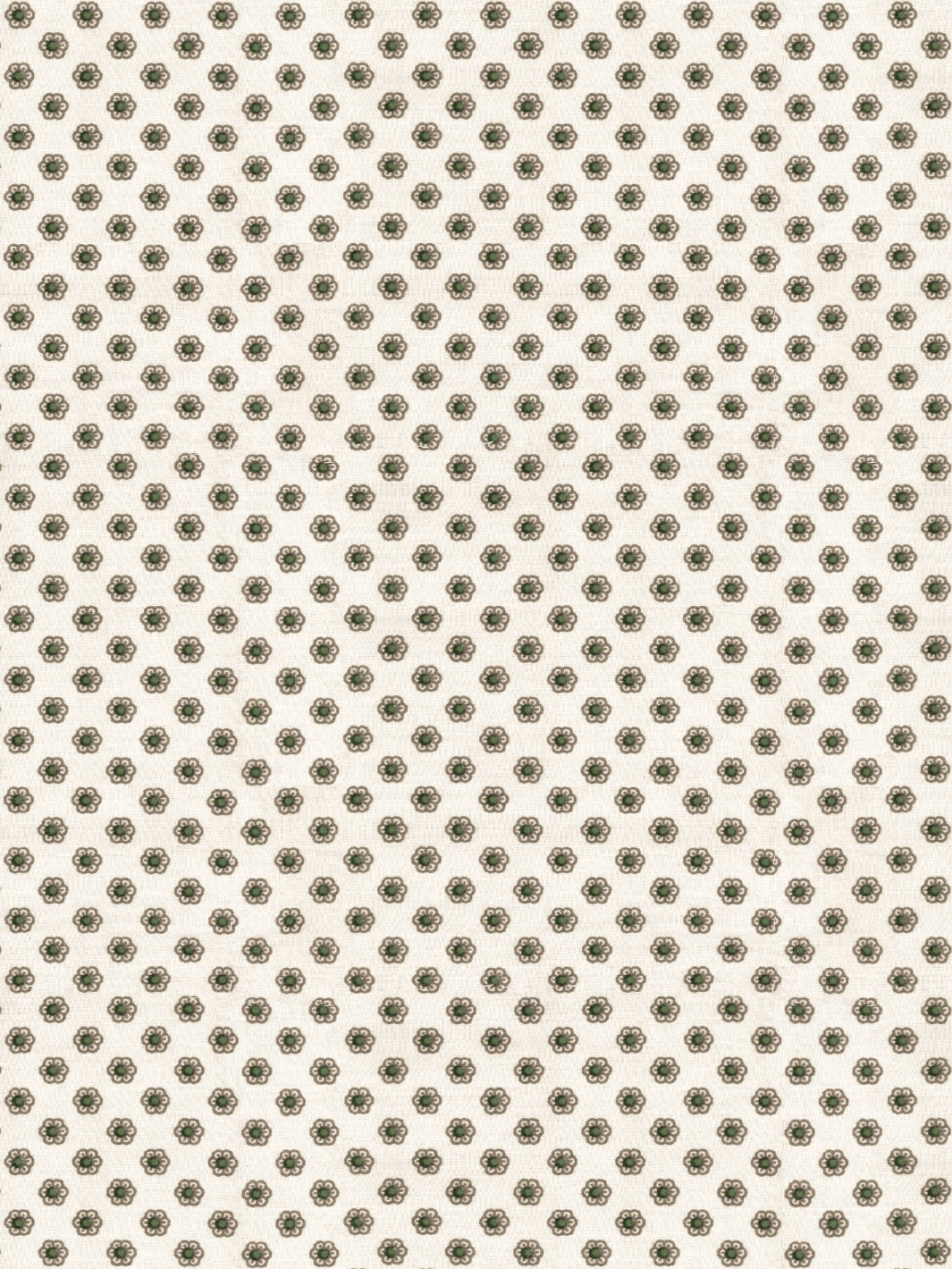 Chris Benz 'Ditsy Flower' Green Wallpaper - Peel and Stick Removable Wallpaper for Bedroom, Nursery & Home Decor