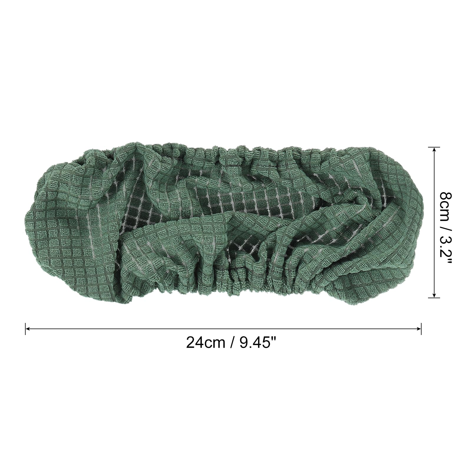 uxcell 2-Pack Washable Office Chair Armrest Covers - Green Arm Protectors for Swivel, Gaming & Computer Chairs | Home Office & Workspace Comfort Accessories