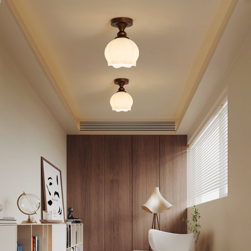 Modern Marcellis LED Ceiling Lamp - Dimmable Flush Mount Light Fixture for Bedroom, Living Room & Kitchen - Energy Efficient Home Lighting Solution