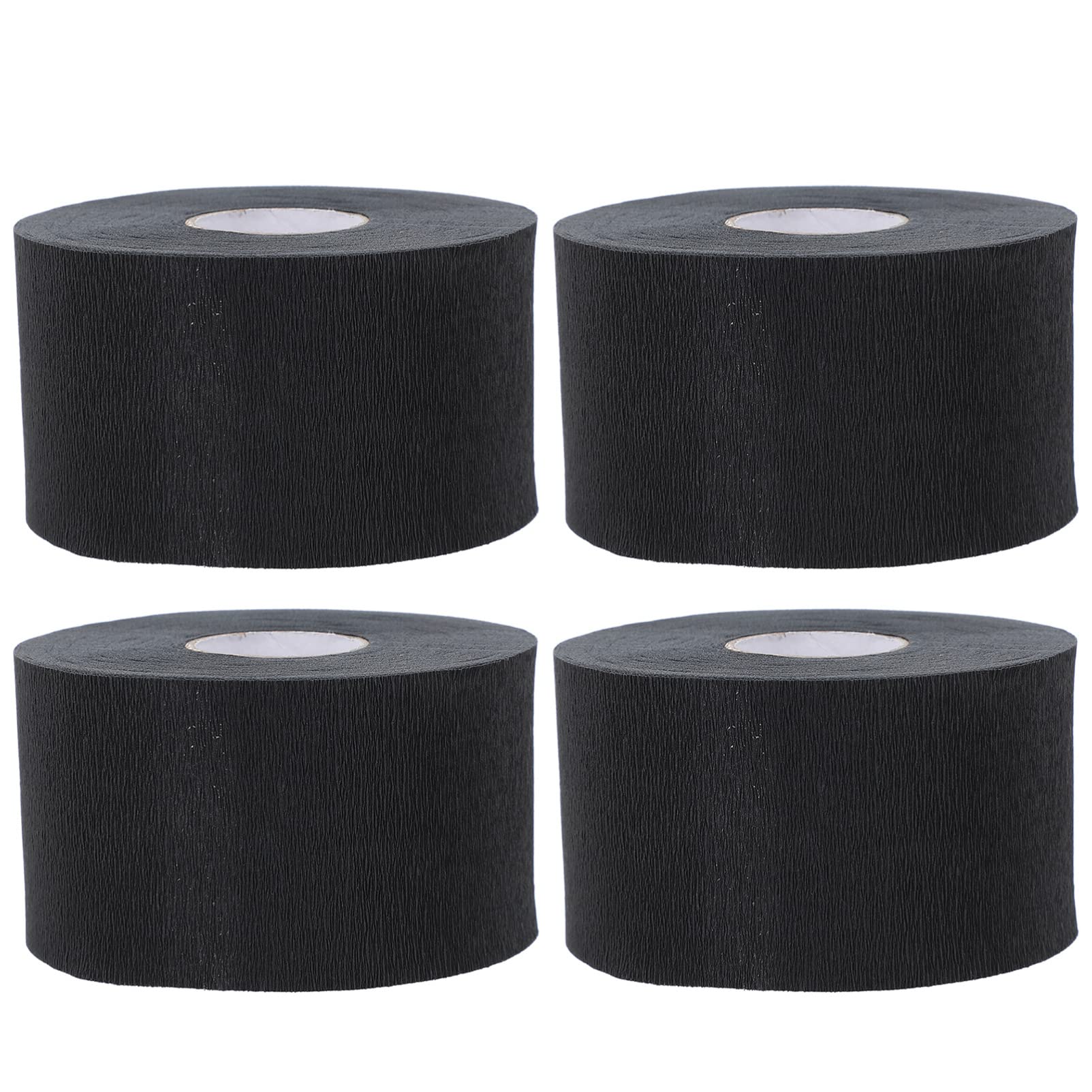 Healifty 4 Rolls Stretchy Hair Salon Scarf Paper - Barber & Hairdressing Accessories, Hair Styling Wrap & Neck Collar for Professional Salons & Home Use