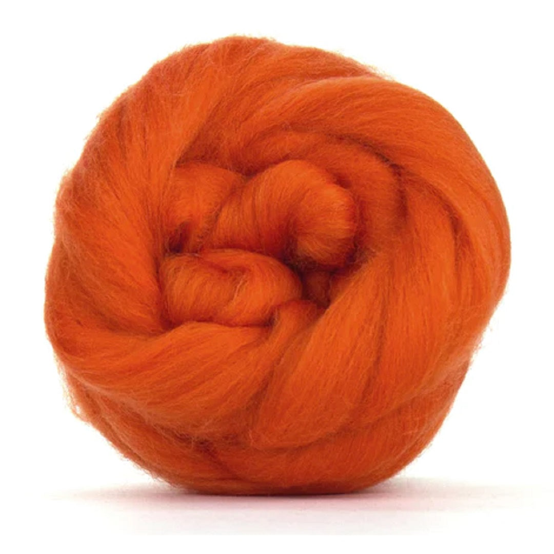 Premium 22 Micron 64 Count Dyed Merino Wool Tops for Knitting, Crocheting & Fiber Art Projects - Soft Handspun Yarn for Scarves, Sweaters & DIY Crafts