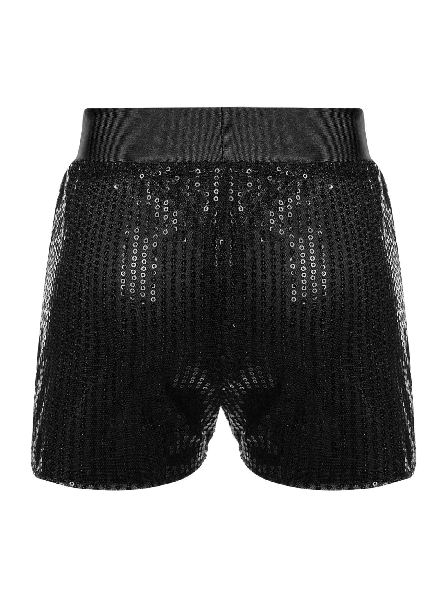 Glitter Sequin Dance Shorts for Kids - Ballet, Jazz, Yoga & Gymnastics Short Pants for Girls & Boys - Perfect for Dance Classes, Performances & Active Play