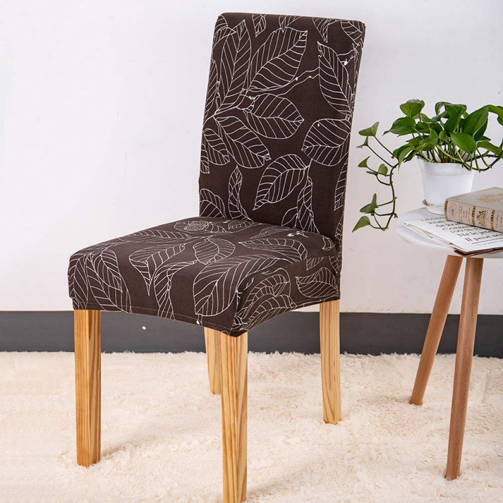 JONARO 1/2/4/6 Pack Stretchable Spandex Chair Covers - Universal Fit for Kitchen Chairs, Stools & Furniture - Soft Washable Slipcovers for Home, Office & Dining Room Decor