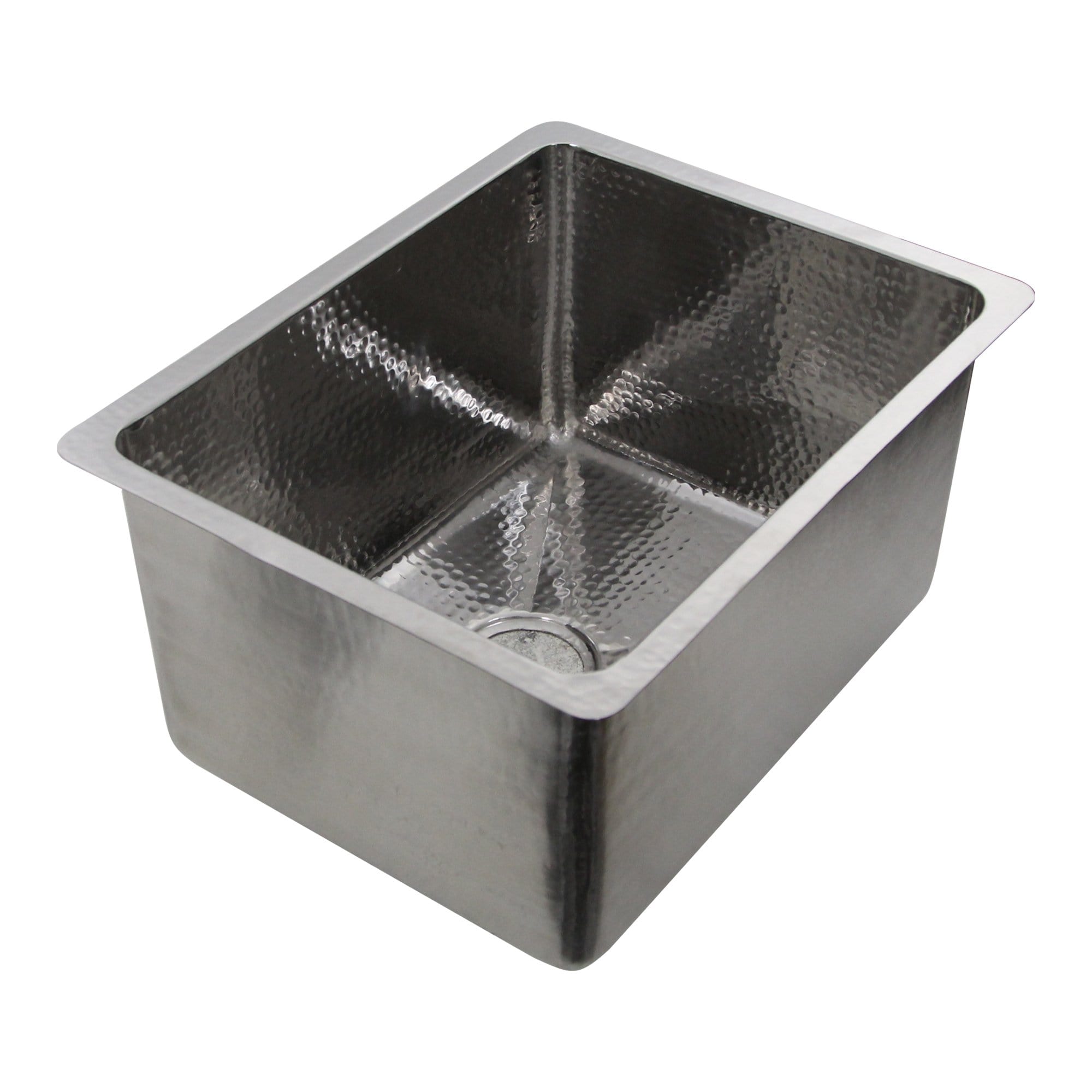 KSSH2318 12 Nantucket 23 Hammered Stainless Steel Rectangle Kitchen & Laundry Sink - Durable & Stylish for Modern Homes, Perfect for Food Prep, Dishwashing & Laundry Tasks