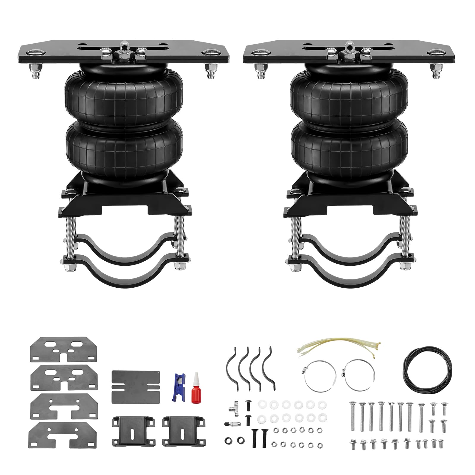 VEVOR Air Bag Suspension Kit for 2003-2018 Dodge Ram 2500/3500 4WD - 5000 lbs Capacity, 5-100 PSI Adjustable Air Springs - Perfect for Towing, Heavy Loads & Off-Road Adventures