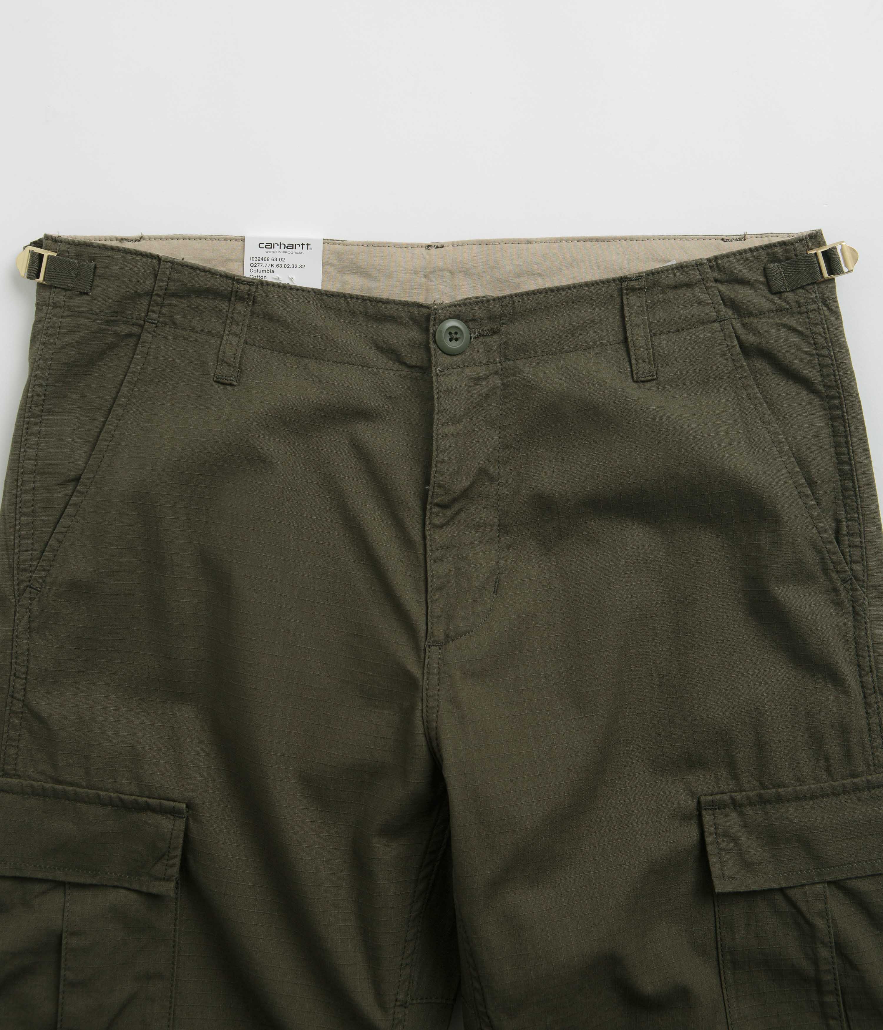 Carhartt Aviation Pants for Men - Durable Work Pants with Reinforced Knees - Cypress Green - Perfect for Construction, Carpentry & Outdoor Work