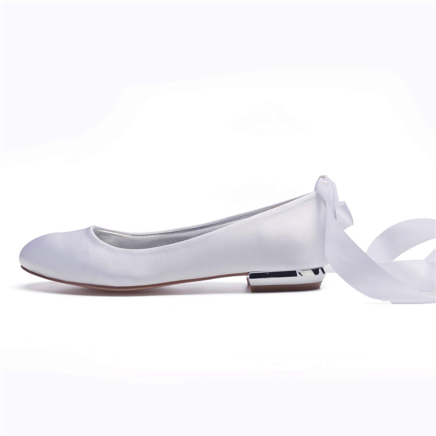 Women's Ballerina Flats - Elegant Lace-Up Formal Shoes for Wedding, Party & Summer Occasions | Comfortable Bride Dress Shoes for Special Events & Daily Wear