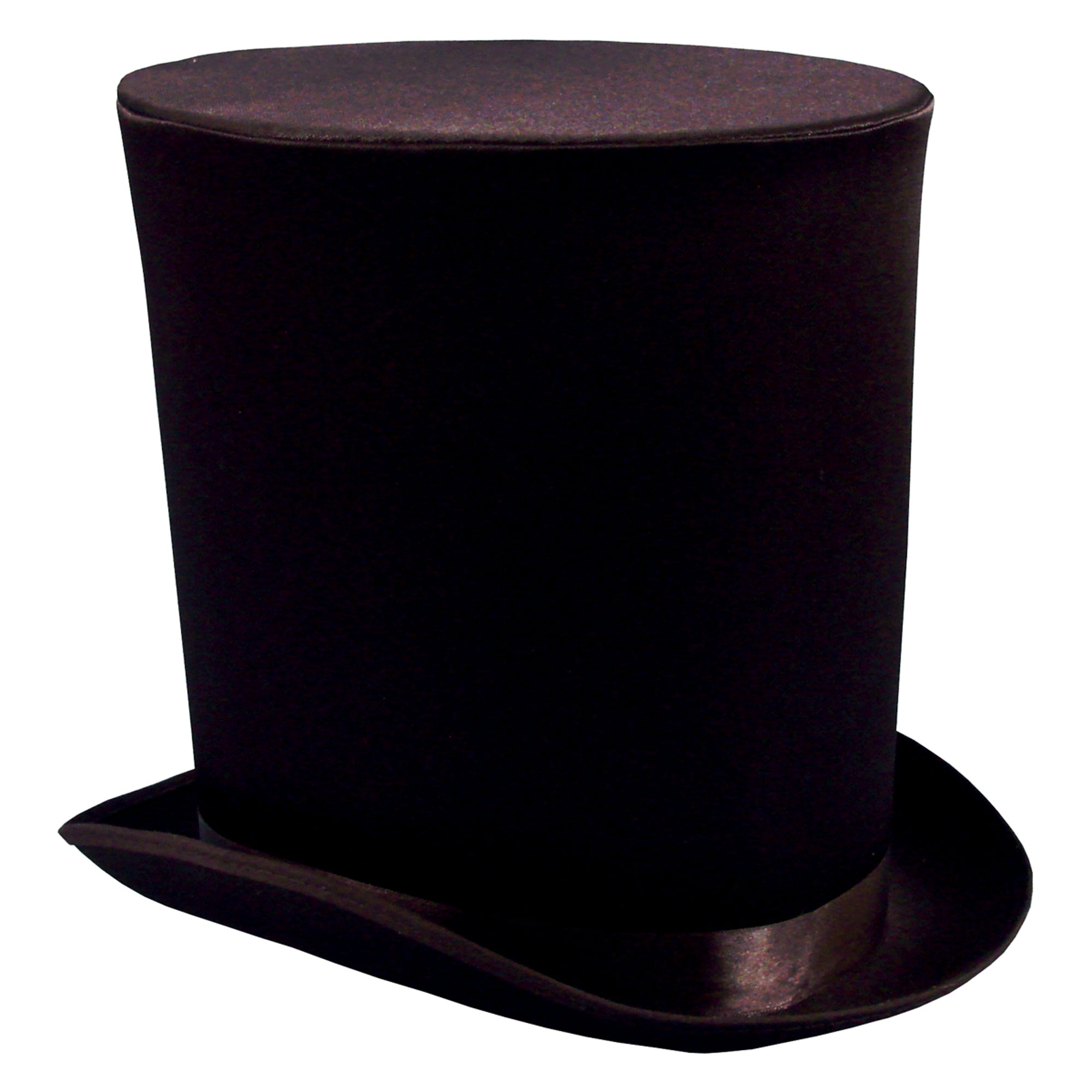 Black Satin Victorian Coachman Hat for Adults - Elegant Steampunk Costume Accessory for Halloween, Cosplay & Vintage Fashion