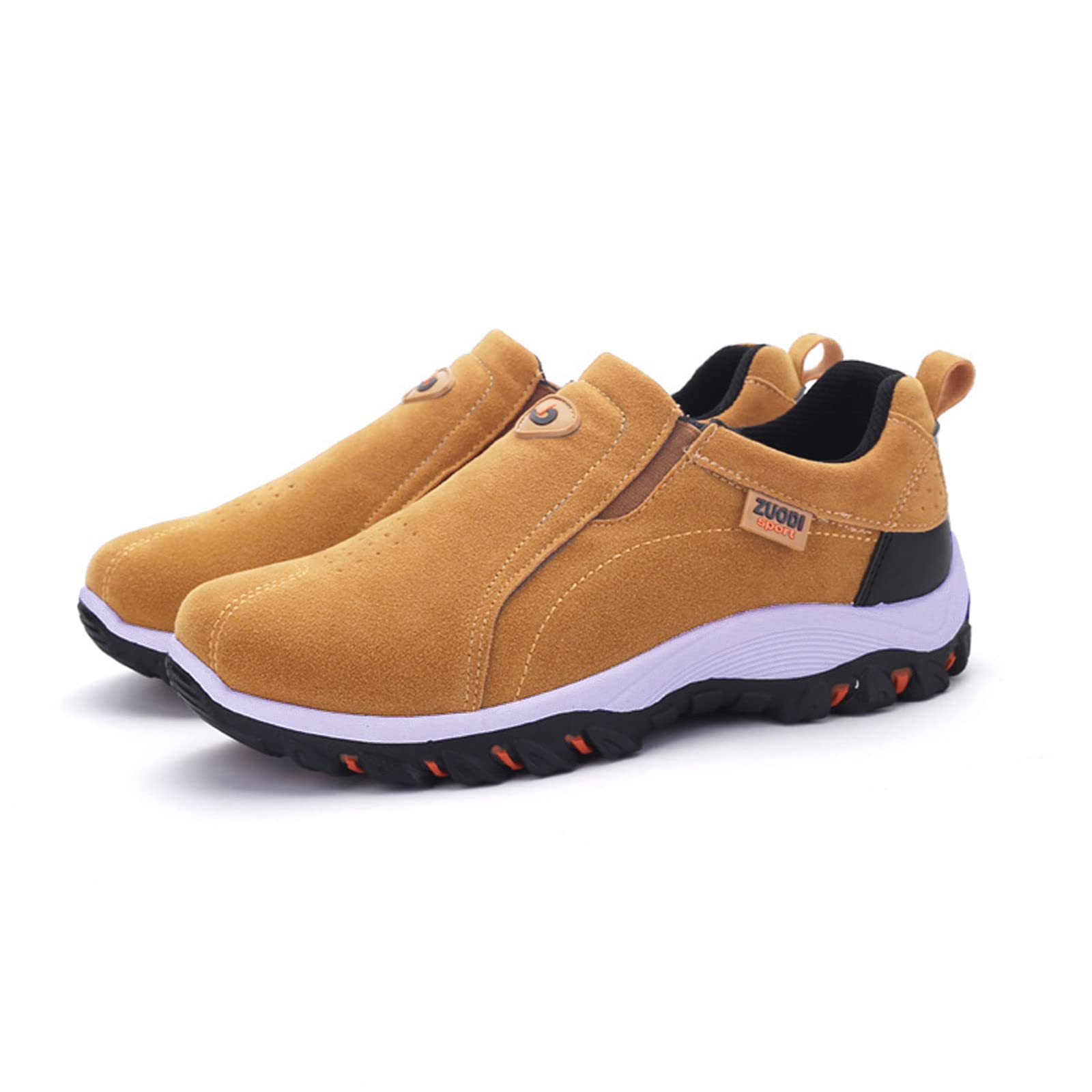 **Women's Non-Slip Work Shoes for Plantar Fasciitis - Black Slip-On Platform Sneakers for Women, Comfortable & Anti-Slip for Pregnant Women - Ideal for Work, Walking & Daily Wear**