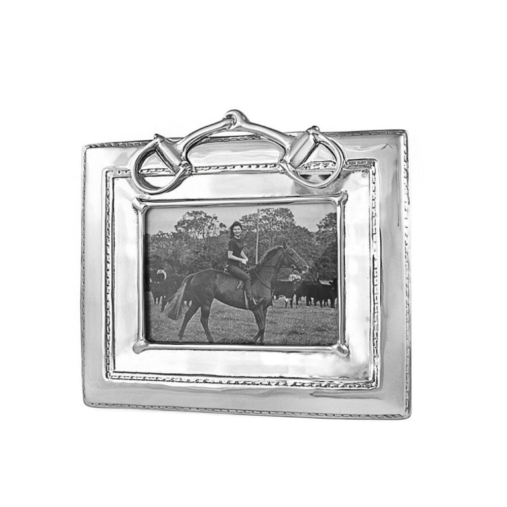 Beatriz Ball Western Equestrian Snaffle Bit Frame 5x7 - Premium Horse Riding Equipment for Western Style Training & Shows | Perfect for Equestrian Enthusiasts & Professional Riders