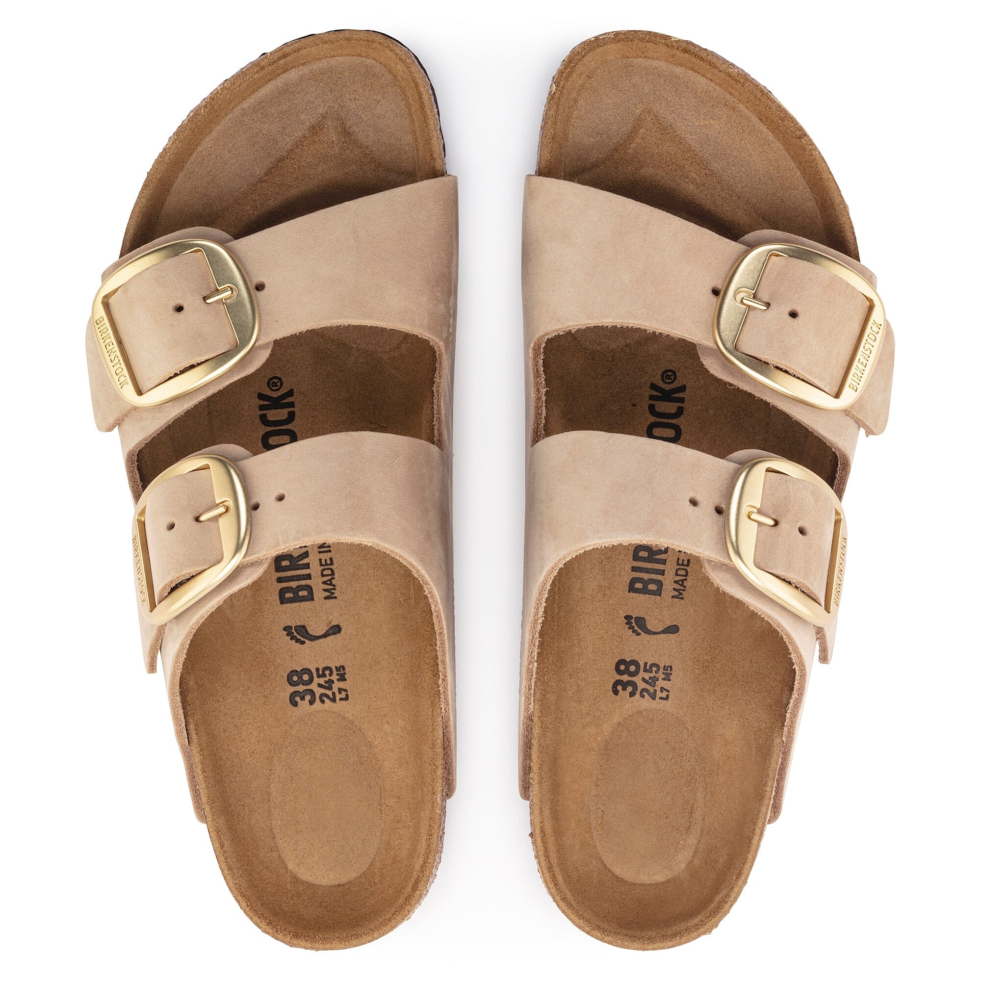 BIRKENSTOCK ARIZONA BIG BUCKLE SANDALS - Soft Nubuck Leather Comfort Footwear for Men & Women | Perfect for Casual Wear, Beach & Summer Outfits