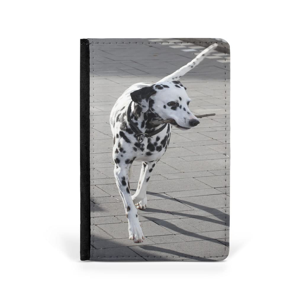 DALMATIAN DOG 5-Slot Flip Wallet - Travel Passport ID Holder & Itinerary Organizer Cover - Perfect for Airports, Vacations, and Business Trips