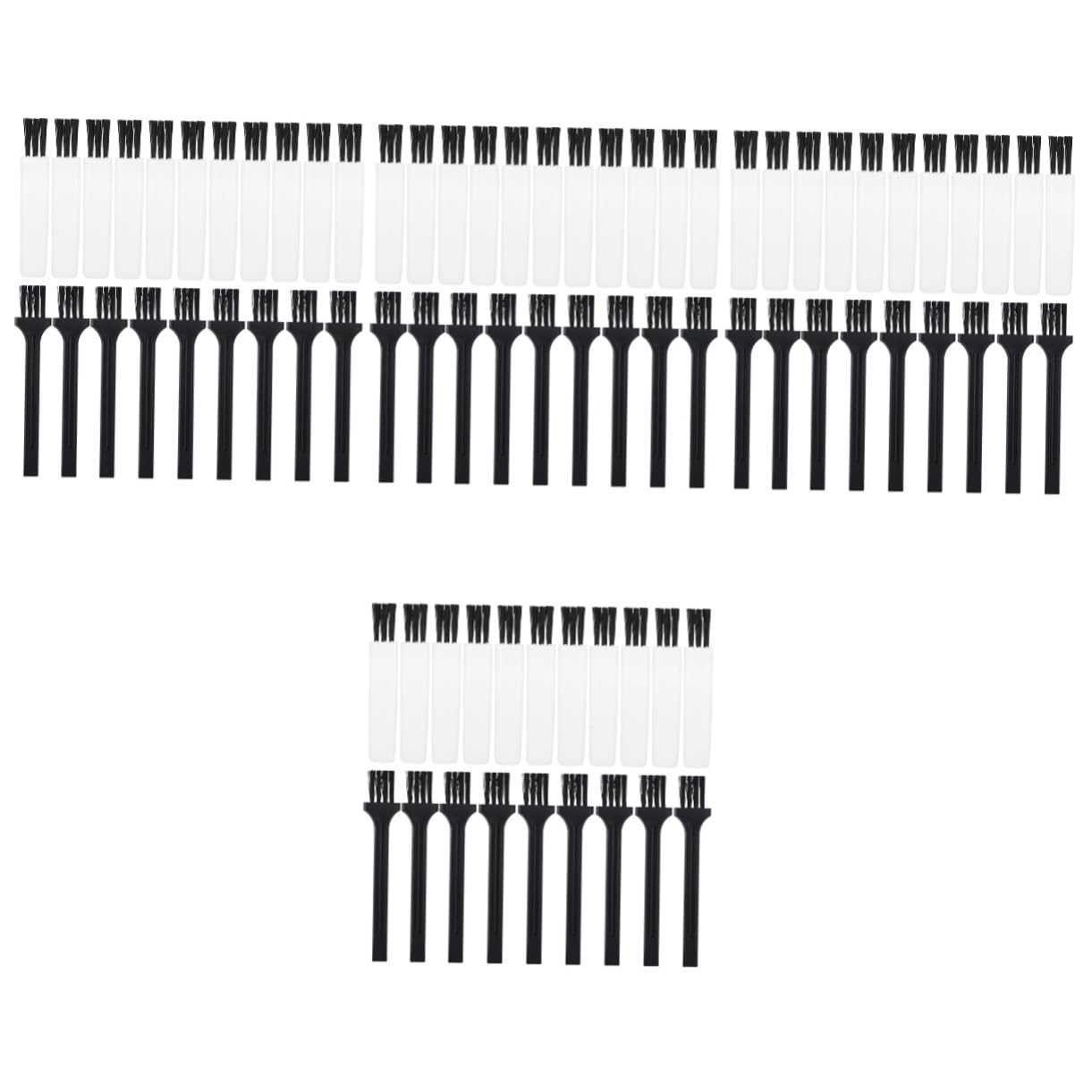 120 Pcs Multi-Function Electric Shaver Cleaning Brush - Portable Trimmer & Clipper Brush for Grooming, Laptop Keyboard Cleaning - Durable Plastic Bristles for Home & Travel Use