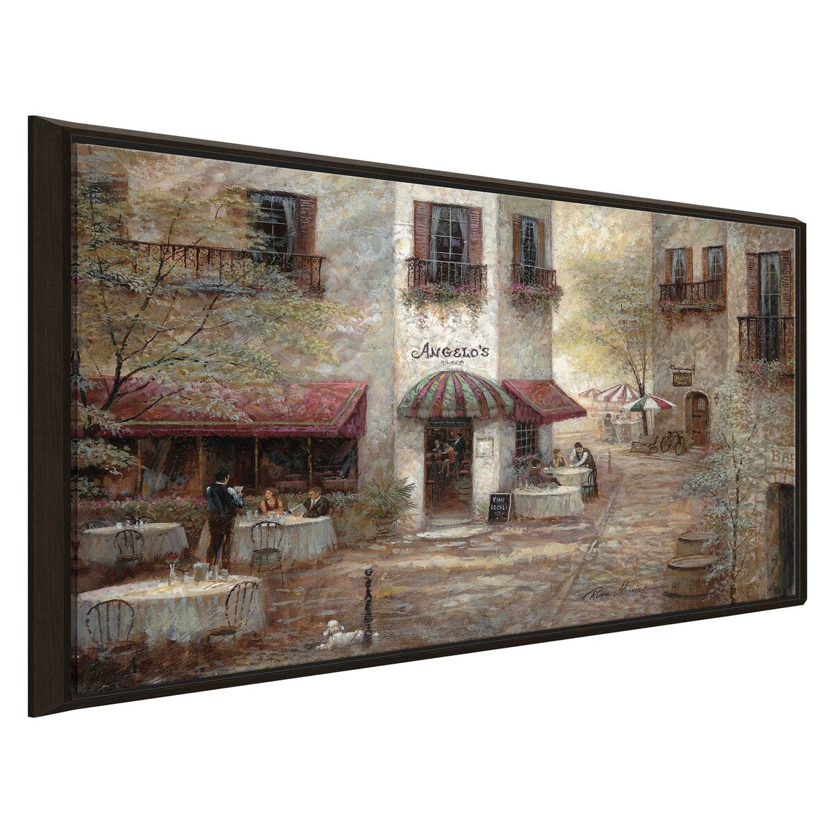 Angelos by Ruane Manning Print on Floating Canvas - Premium Wall Art Decor for Living Room, Bedroom & Office - Ready to Hang