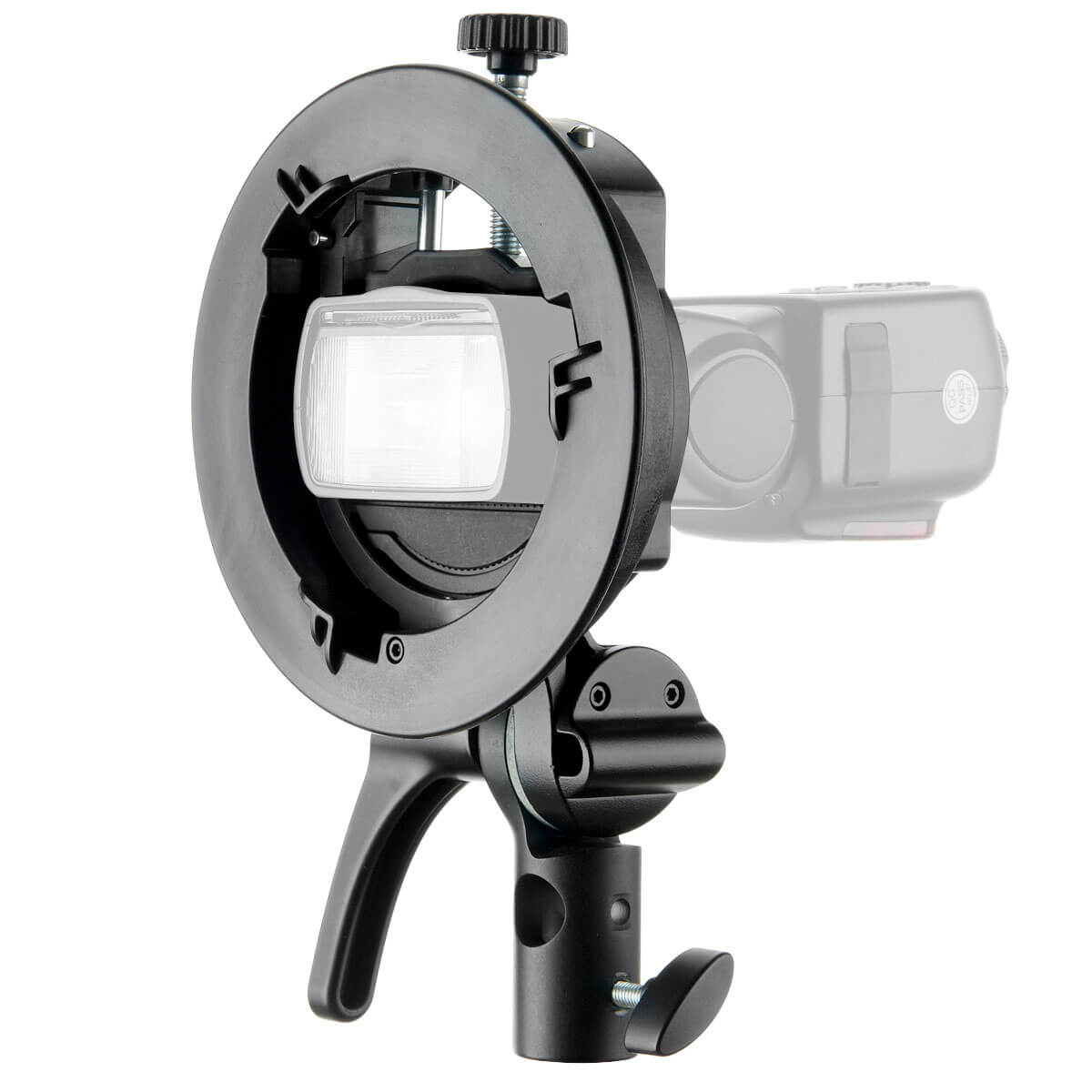Godox S2 S-Type SMART Speedlite Adapter Bracket - Compatible with V1, AD300PRO, AD100PRO, AD200PRO, AD200PROII & AD200 Round Head - Perfect for Studio & Outdoor Photography Lighting