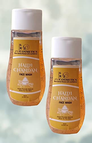 6R Cosmetics Brightening Facial Cleanser for All Skin Types | Gentle Whitening & Even Skin Tone | Perfect for Daily Skincare & Glowing Complexion