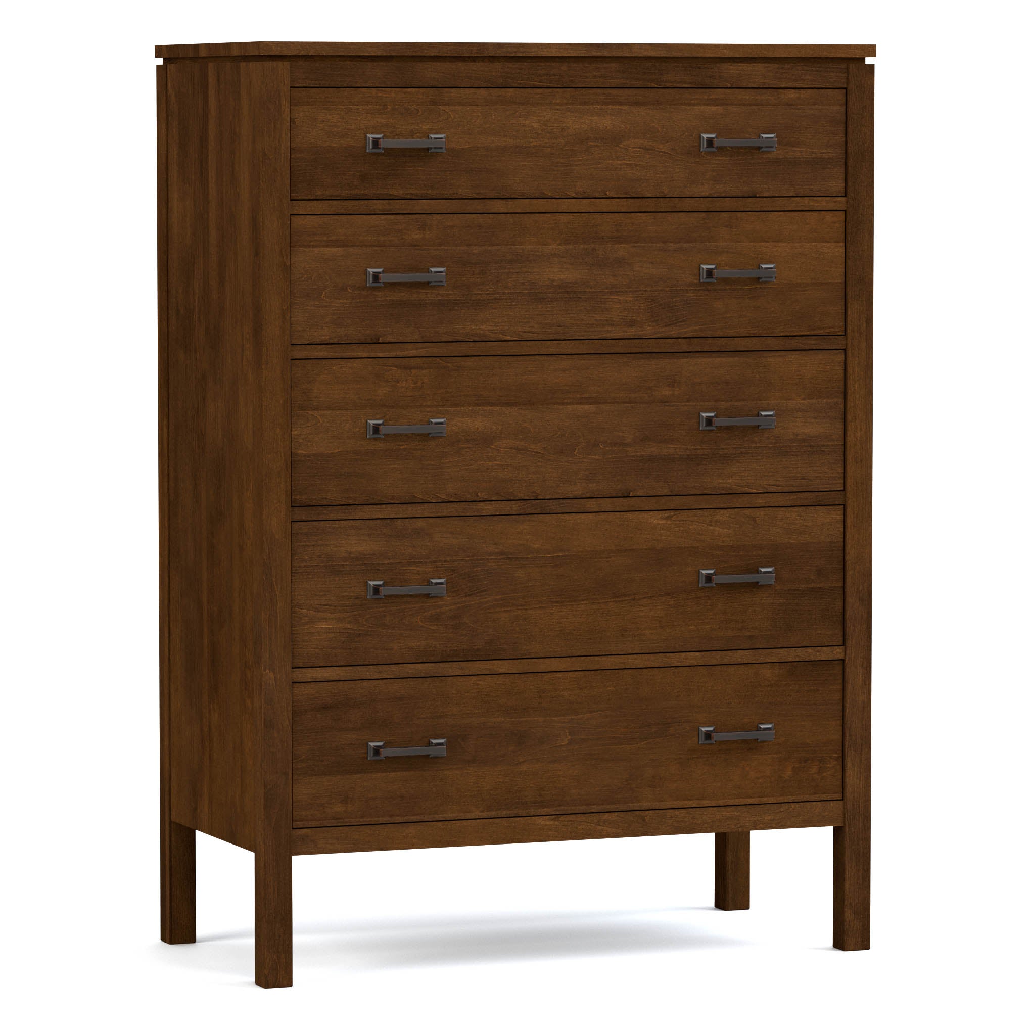 Dwyer Tall Chest - 5-Drawer Solid Wood Dresser for Bedroom Storage | Modern & Spacious Organizer for Clothes, Linens & Accessories | Perfect for Master Bedroom, Guest Room & Dorm Organization