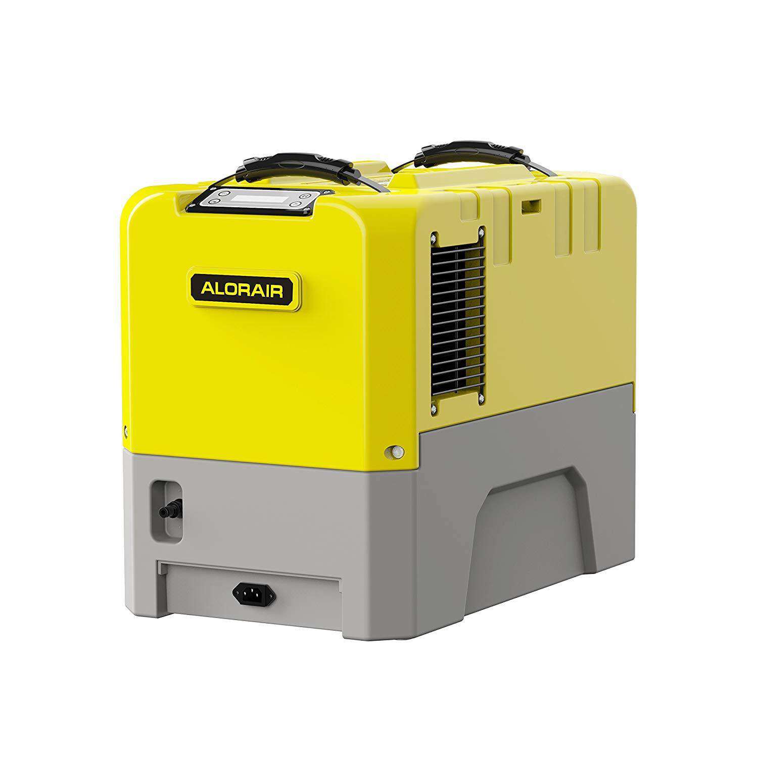 AlorAir Storm LGR Extreme 85 Pint Commercial Dehumidifier for Water Damage Restoration & Mold Prevention - Ideal for Basements, Construction Sites, and Flood Cleanup