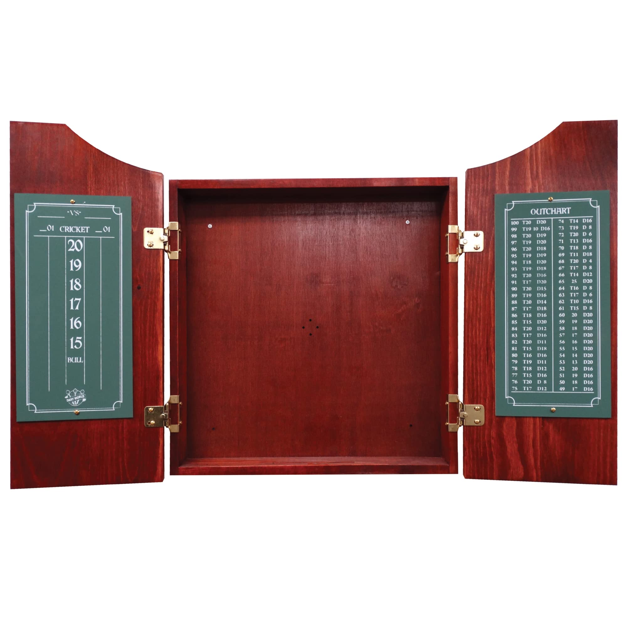 Dart World Bulldog Dart Cabinet 47901 - Premium Dartboard Cabinet for Stylish Home Game Rooms & Man Caves | Perfect for Bars, Basements & Entertainment Spaces