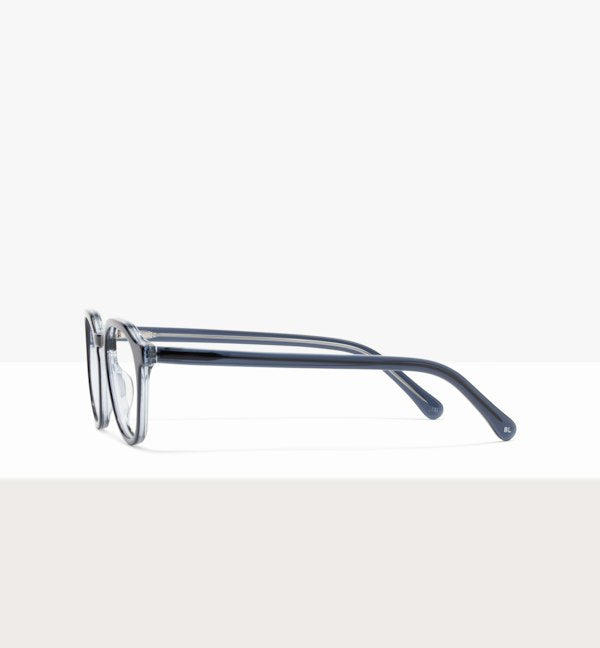 Stylish Wesley Eyeglasses for Men & Women - Trendy Lightweight Frame with UV Protection - Perfect for Reading, Driving & Daily Wear