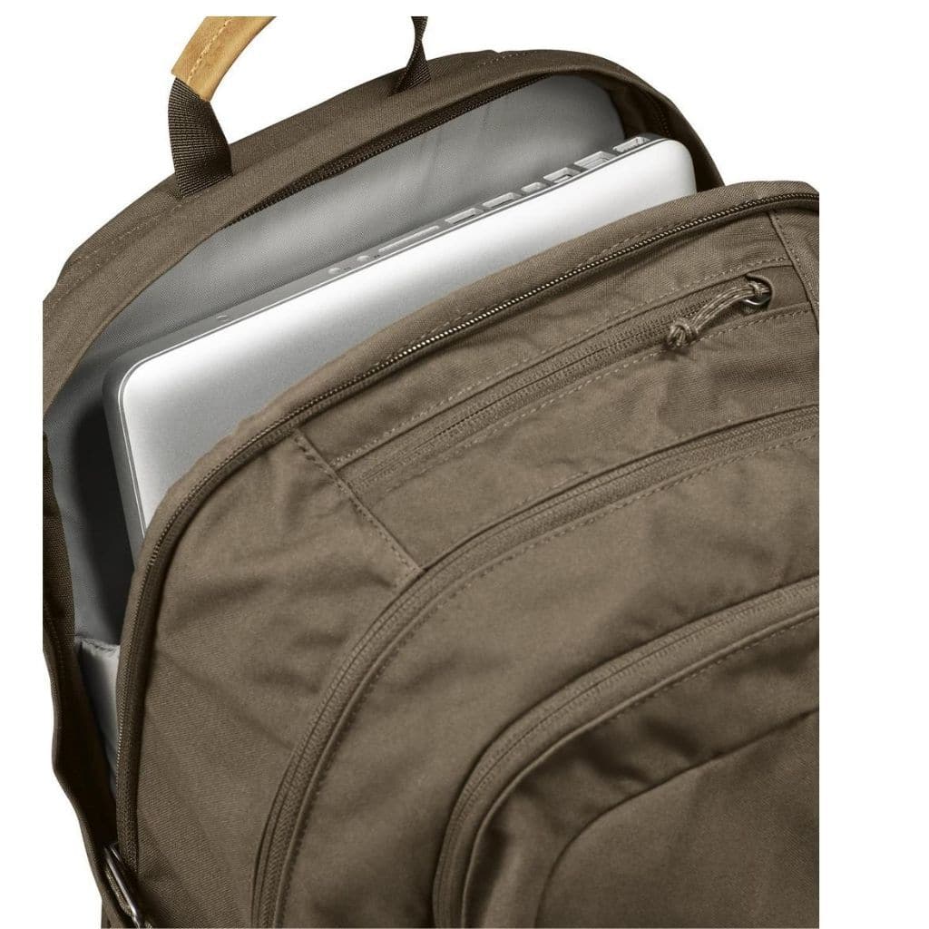 Fjallraven Raven 28L Backpack - Lightweight 15-Inch Laptop Backpack for Travel & Hiking, Durable Water-Resistant Daypack (Black) - Perfect for Commuting, School & Outdoor Adventures
