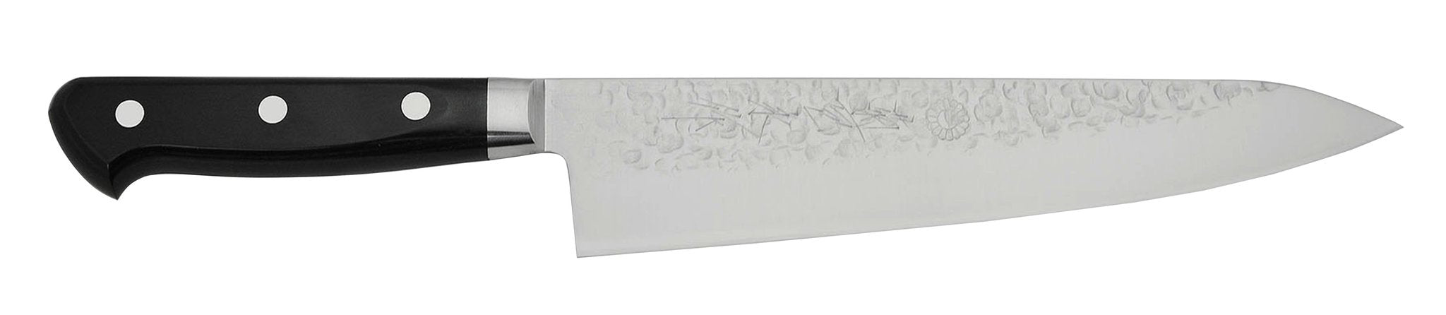 Premium Kikuichi WGAT Warikomi Tsuchime V10 Series 210mm Gyuto Japanese Chef Knife - High Carbon Steel Blade for Professional Cooking, Sushi & Meat Cutting