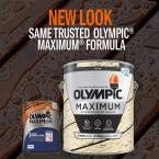 Olympic Maximum Wood Sealer - 5 Gallon Clear Transparent Waterproof Sealant for Decks, Fences, Siding & Outdoor Wood Protection | Weatherproof Coating for Patio Furniture, Pergolas & Wooden Structures