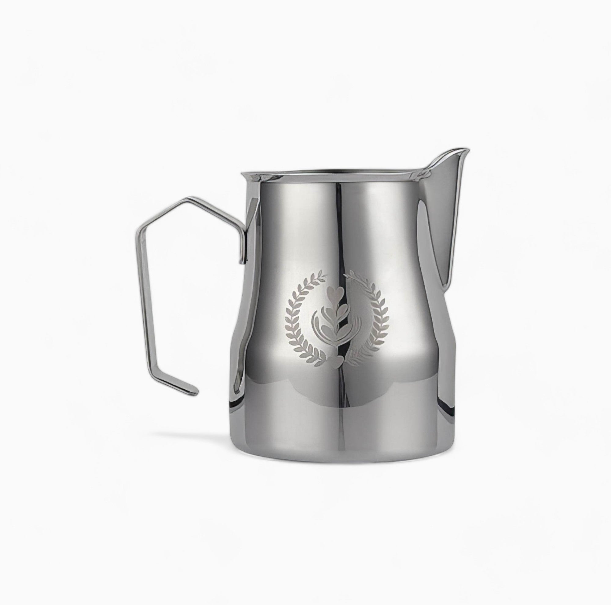 Premium Non-Stick Latte Art Milk Pitcher for Cappuccino & Coffee - Barista-Grade Stainless Steel Frothing Jug for Perfect Milk Foam & Latte Designs - Ideal for Home Baristas & Coffee Shops