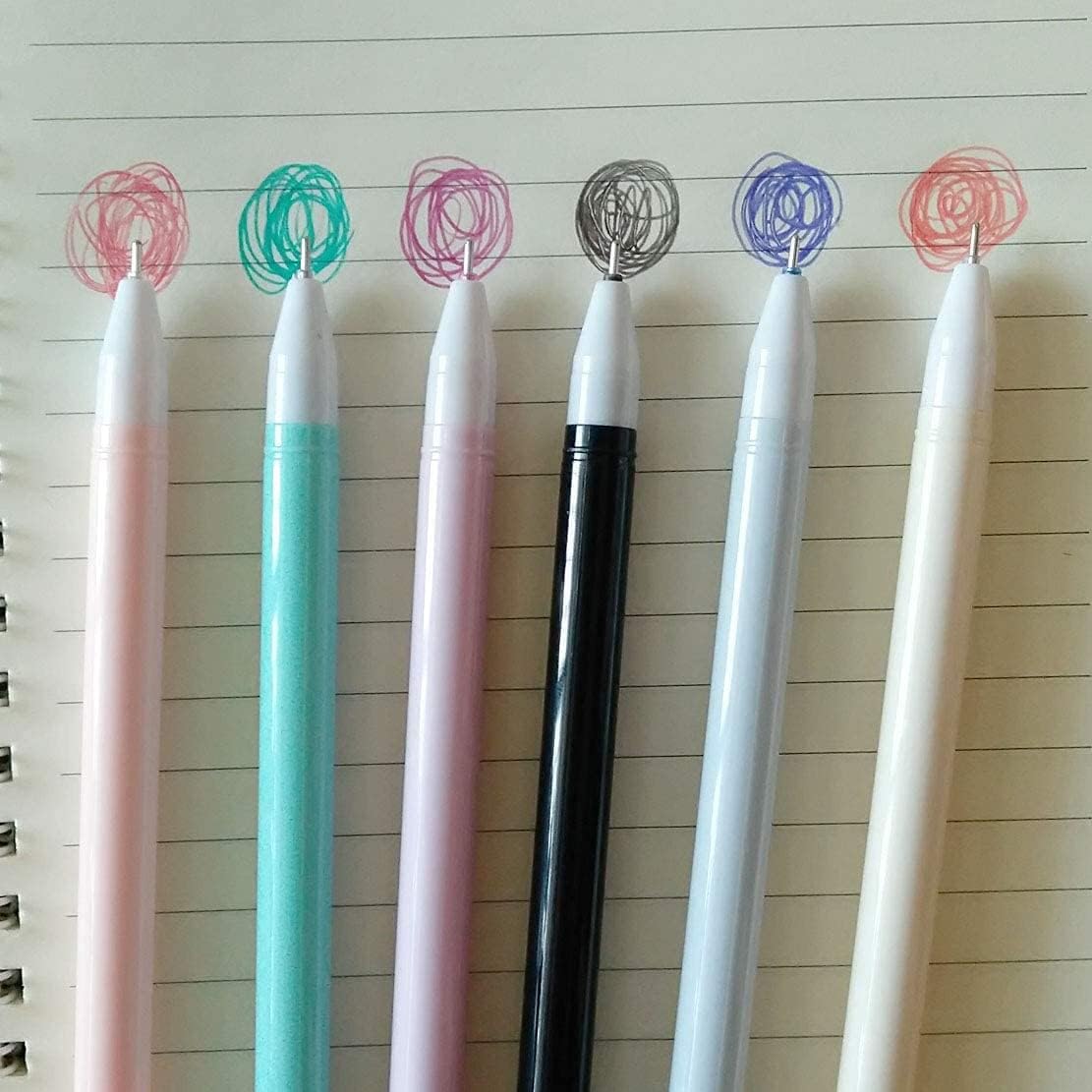 12 Pack Erasable Colorful Gel Pens with Cute Cat Design - Smooth Writing for Kids, Students & Teens - Perfect for School, Journaling & Gift Giving